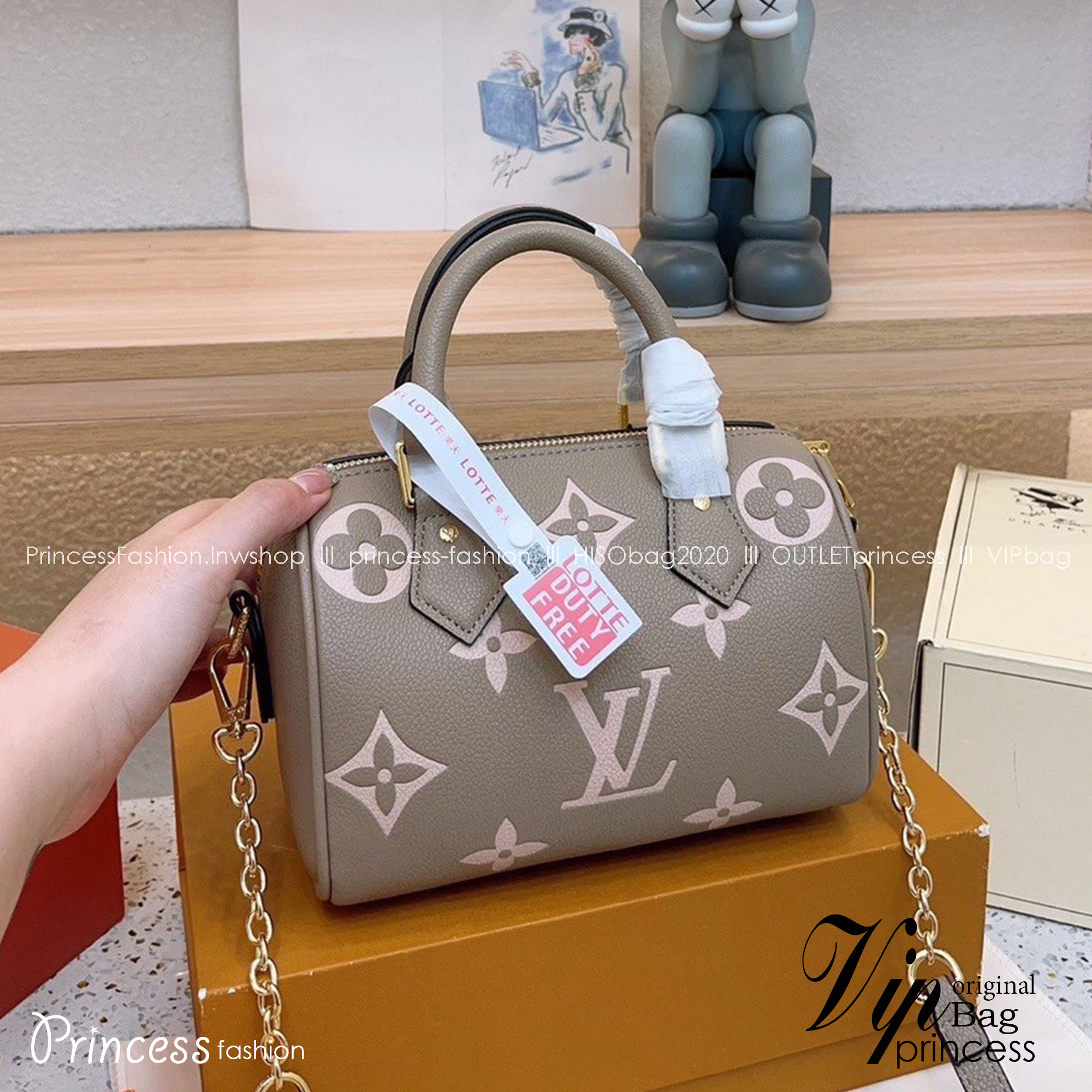 LV Speedy Bandoulière 20 Bicolor Monogram Bag / LV BAG พร้อมส่ง 4 สี Rare item น้องกระเป๋าทรงหมอนไซส์น่ารัก ดีไซน์น่าใช้มากๆ