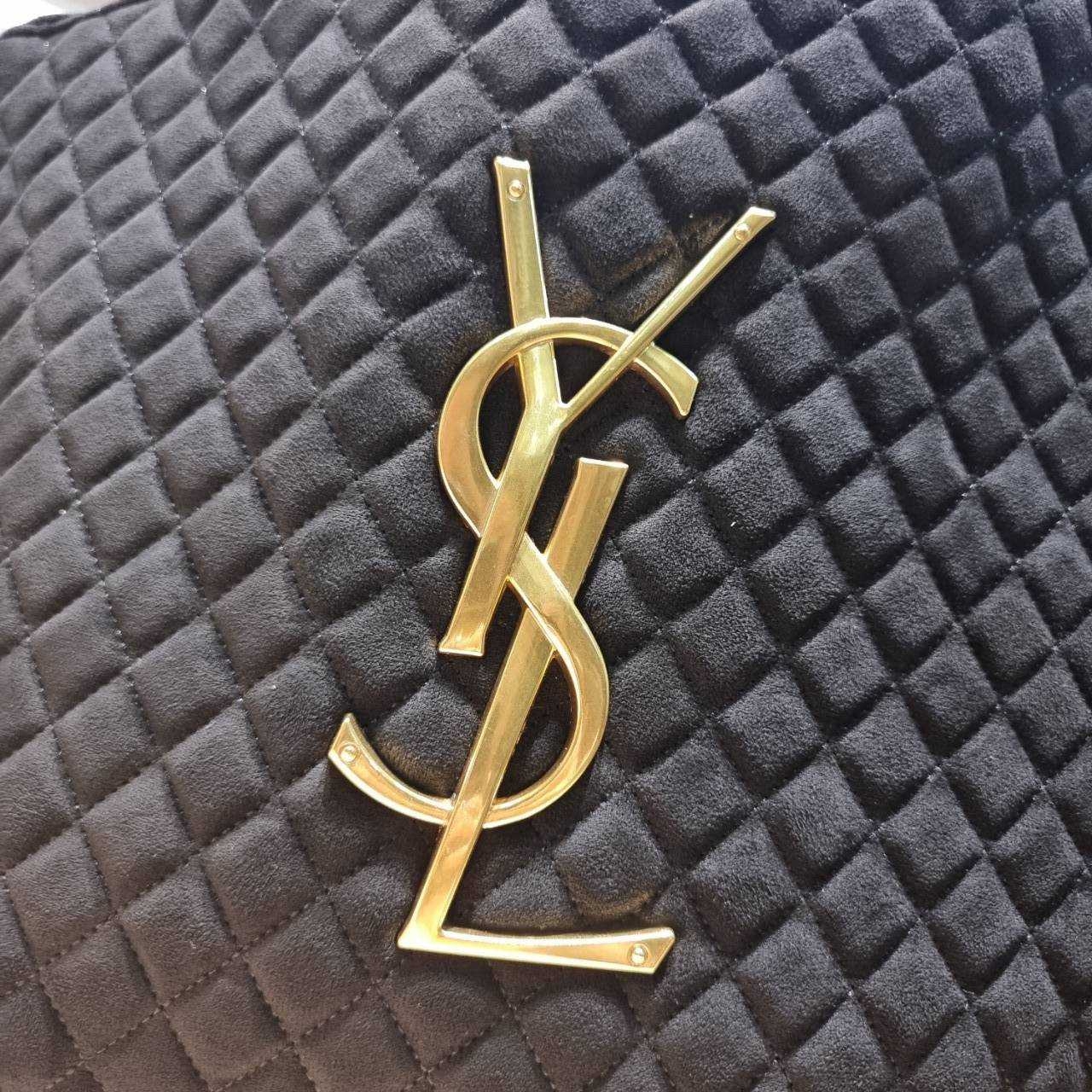 YSL ICARE MAXI SHOPPING BAG / YSL tote bag กระเป๋าใบใหญ่ทรงโท้ท รุ่นผ้ากำมะหยี่ เกรดออริ 1:1