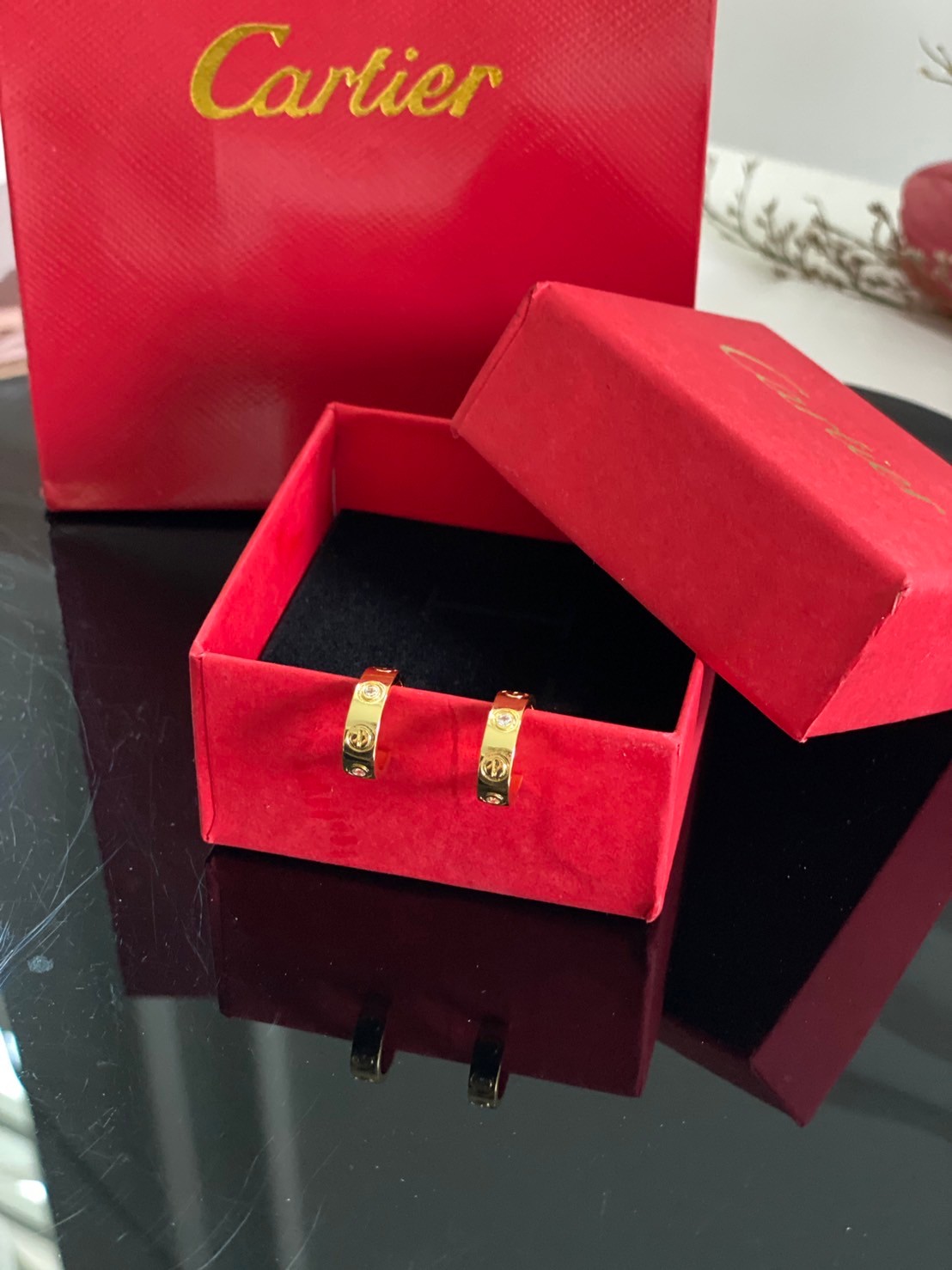 Cartier necklace LOVE - gold พร้อมส่งที่ไทย สร้อยคอคาเทียร์ **สินค้าเกรดออริจินอล 1:1 สลับแท้ ใช้งานต่างประเทศได้ งานสวยตามรูป ภาพถ่ายจากงานขายจริง