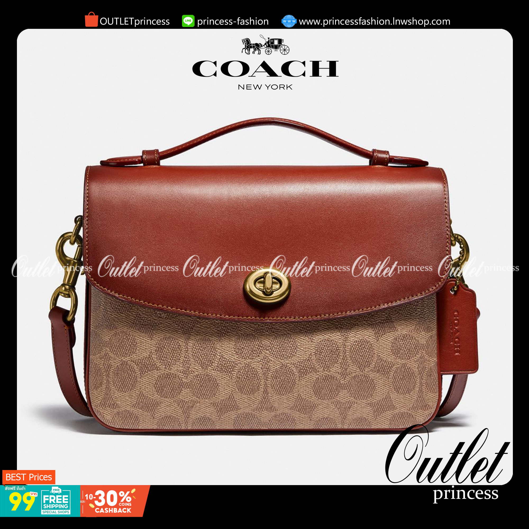 COACH CASSIE CROSSBODY BAG((68349//68348)) พร้อมส่งค่ะ! รุ่นฮิต กระเป๋าหิ้วได้//สะพายข้างหรือครอสบอดี้ร์ได้ หนังแท้นิ่มสวย เปิดปิดกระเป๋าแบบหมุนล็อค ภายในกระเป๋ามี3ช่องให้ใส่ของ แต่ล่ะช่องกว้าง สามารถใส่กระเป๋าเงินใบยาวได้;ของอื่นๆได้จุทีเดียวค่ะ ;มีช่องซ