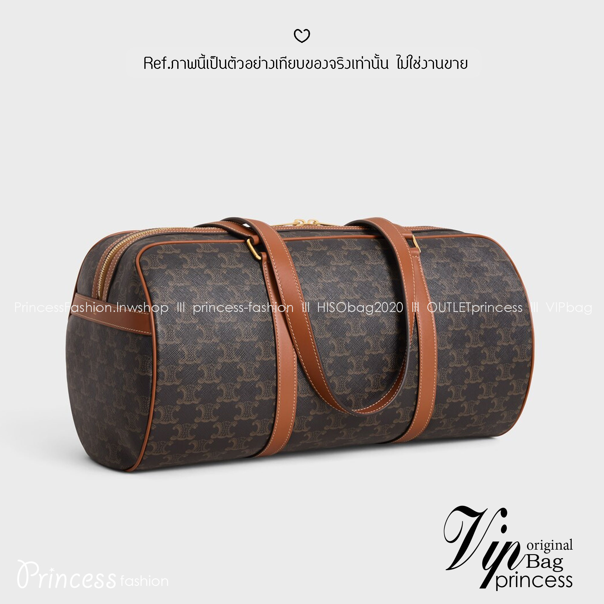 ORI หนังแท้ | CELINE GYM bag in Triomphe สายออกกำลังกายแบบติดแกรมต้องไม่พลาดใบนี้ค่ะ กับกระเป๋าทรง keepall มาในรูปทรงใหม่สปอร์ตเท่คูล ใบใหญ่ทรงเรียวไม่เทอะทะ เหมาะสำหรับใส่ของไป Gym หรือ Short Vocation ก็เหมาะมากๆ