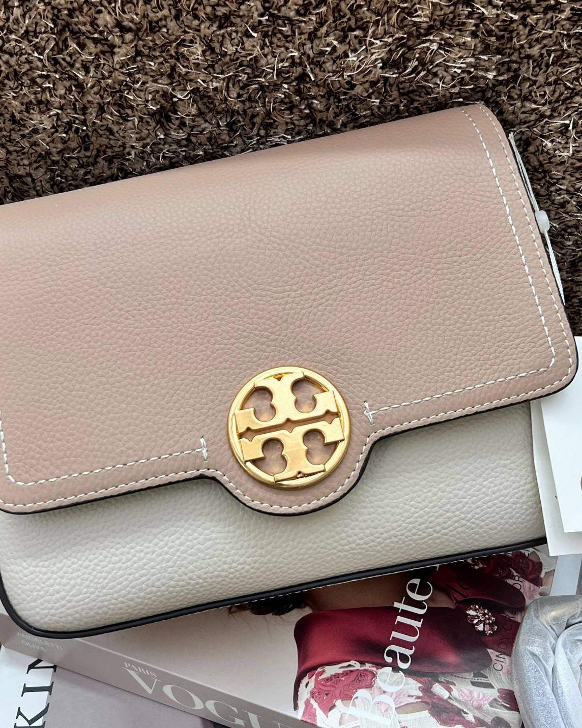 พร้อมส่ง 2 สี TORY BURCH FELIX CONVERTIBLE SHOULDER BAG กระเป๋าสะพาย เกรดท็อปออริ เกรดดีสุด สลับแท้ 1:1 ใช้ต่างประเทศได้