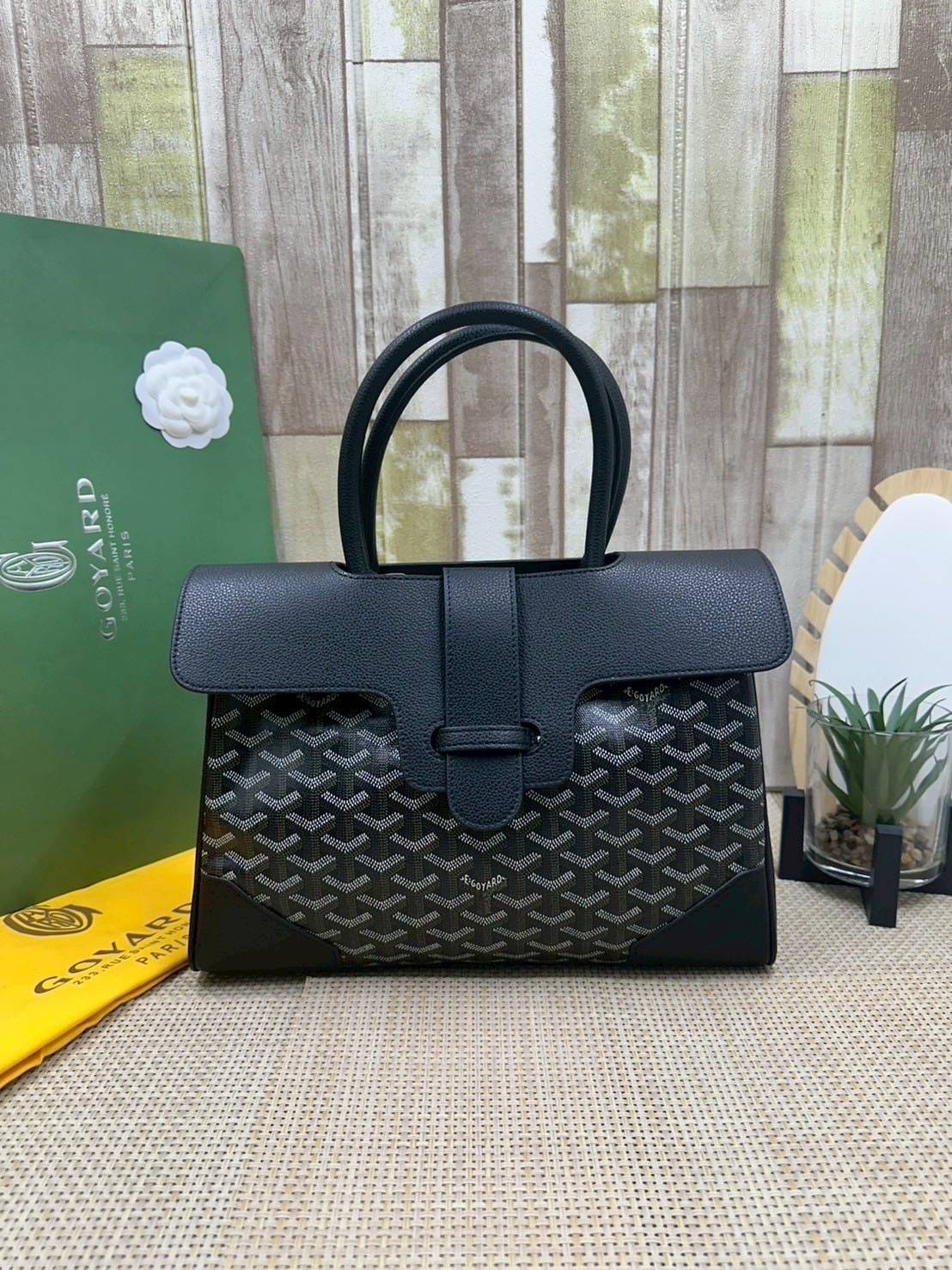 5 สี ORI หนังแท้ | Goyard Saigon Tote Bag กระเป๋าสะพายทรงโท้ท พร้อมหูจับใช้งานง่าย ภายในโล่งกว้าง หรูหราลงตัว