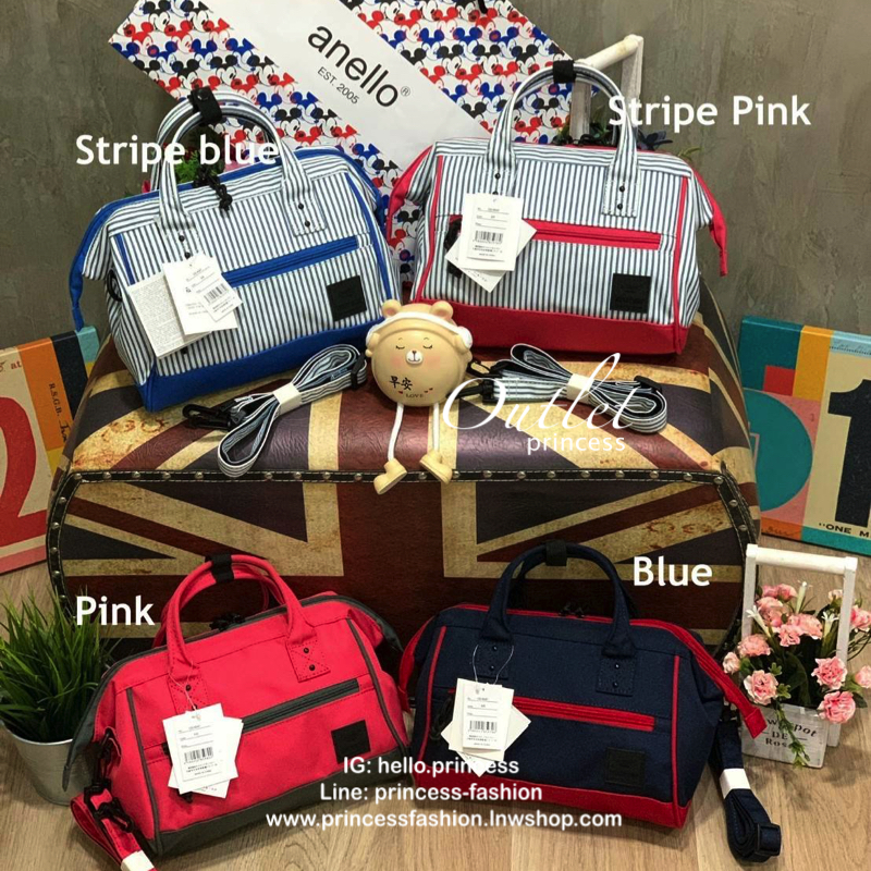 ANELLO MINI SHOULDER BAG MULTI COLOR OS-N047 รุ่นใหม่ชนช้อป!! กระเป๋าสะพายข้าง Multi Colors Collection สีสันสดใสสะดุดตา มี Logo เป็นยางนูนสีดำตัดกับสีกระเป๋า ทำให้ดูน่าใช้มากยิ่งขึ้น (Lining anello) วัสดุpolyester มีลักษณะเฉพาะตัวด้วยสี Two Tone ทั้งตัวกร