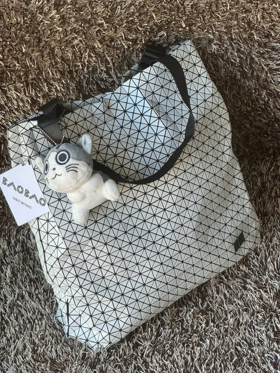 พร้อมส่ง 5 สี Baobao Issey Miyake Cart S geometric tote bag กระเป๋าถือทรงโท้ทลายเรขาคณิต 🧡 เกรดออริจินอล 1:1 สลับแท้ ใช้งานต่างประเทศได้