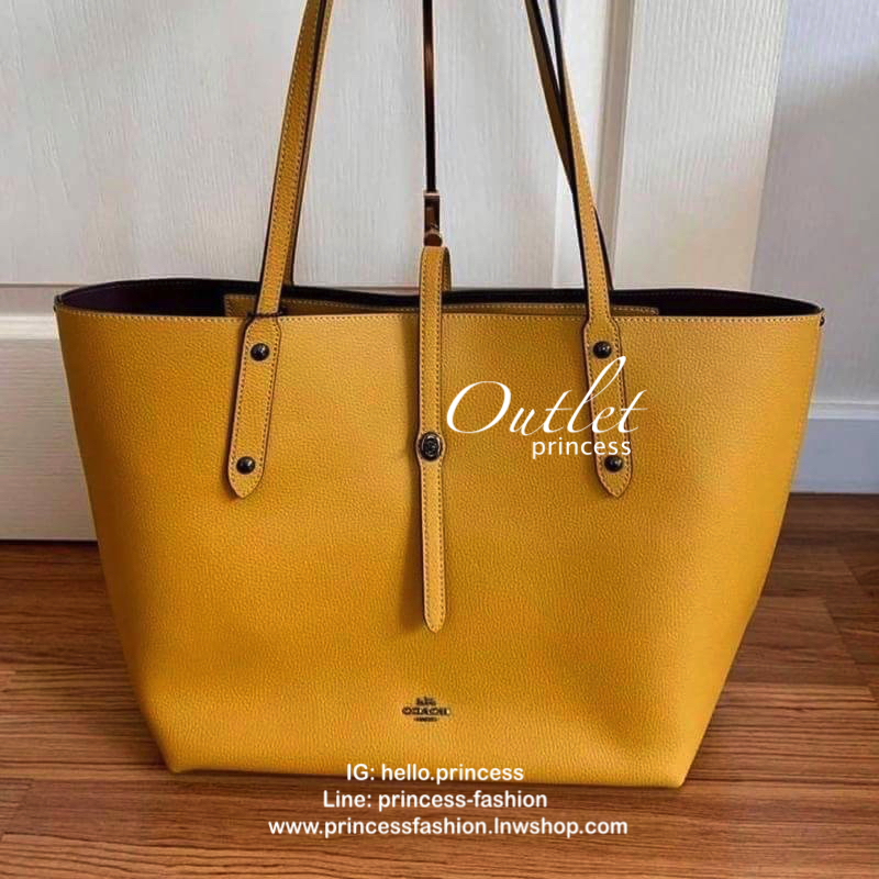 COACH MARKET TOTE กระเป๋าถือใบใหญ่ทรง TOTE ทรงกระเป๋าสวยหรู กระเป๋าใบใหญ่ใส่ของได้เยอะ