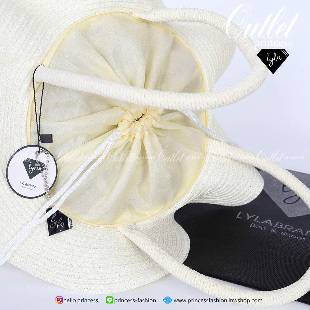 LYLABRAND🔔 บัทเก็ทที่เหมาะกับความทะเลเป็นที่สุด หรือจะใส่กับเดรสยาว ก็น่ารักไม่แพ้กันค่ะ ❤️