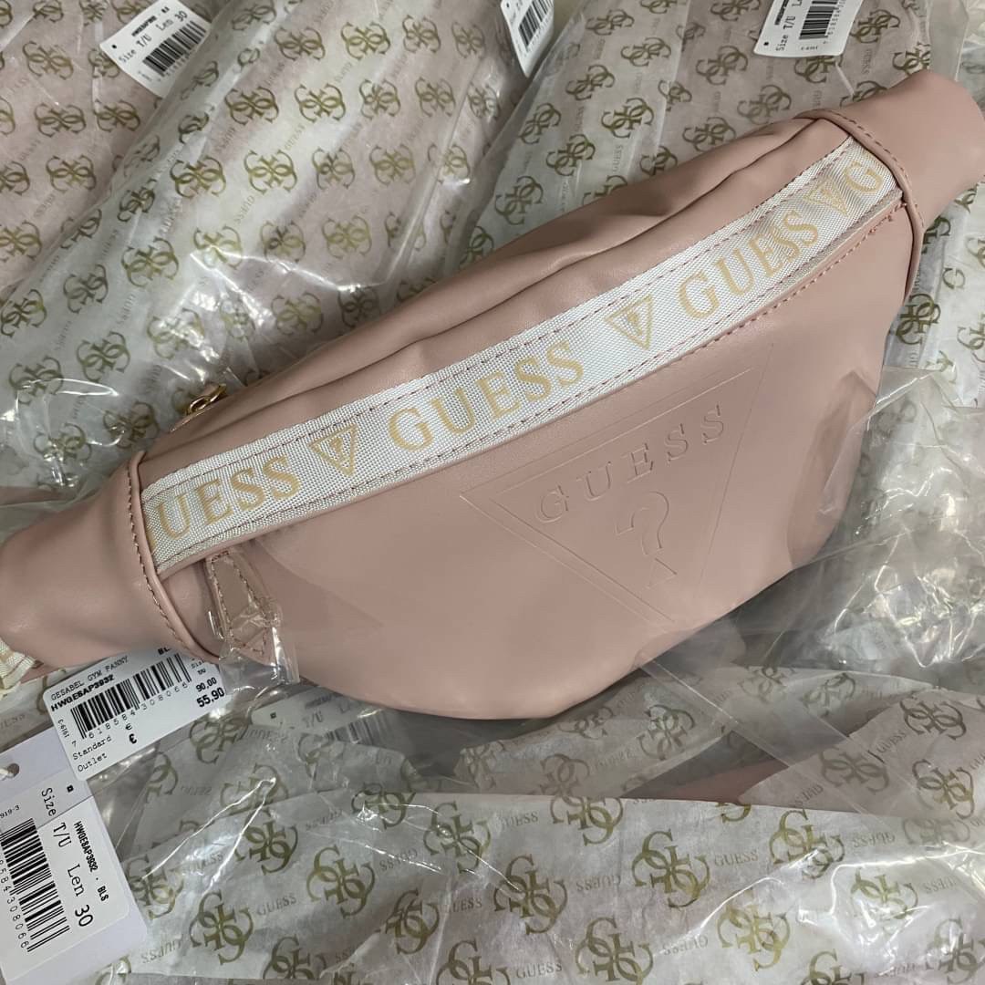 GUESS GESABEL GYM FANNY PACK กระเป๋าหนังคาดเอว/อก