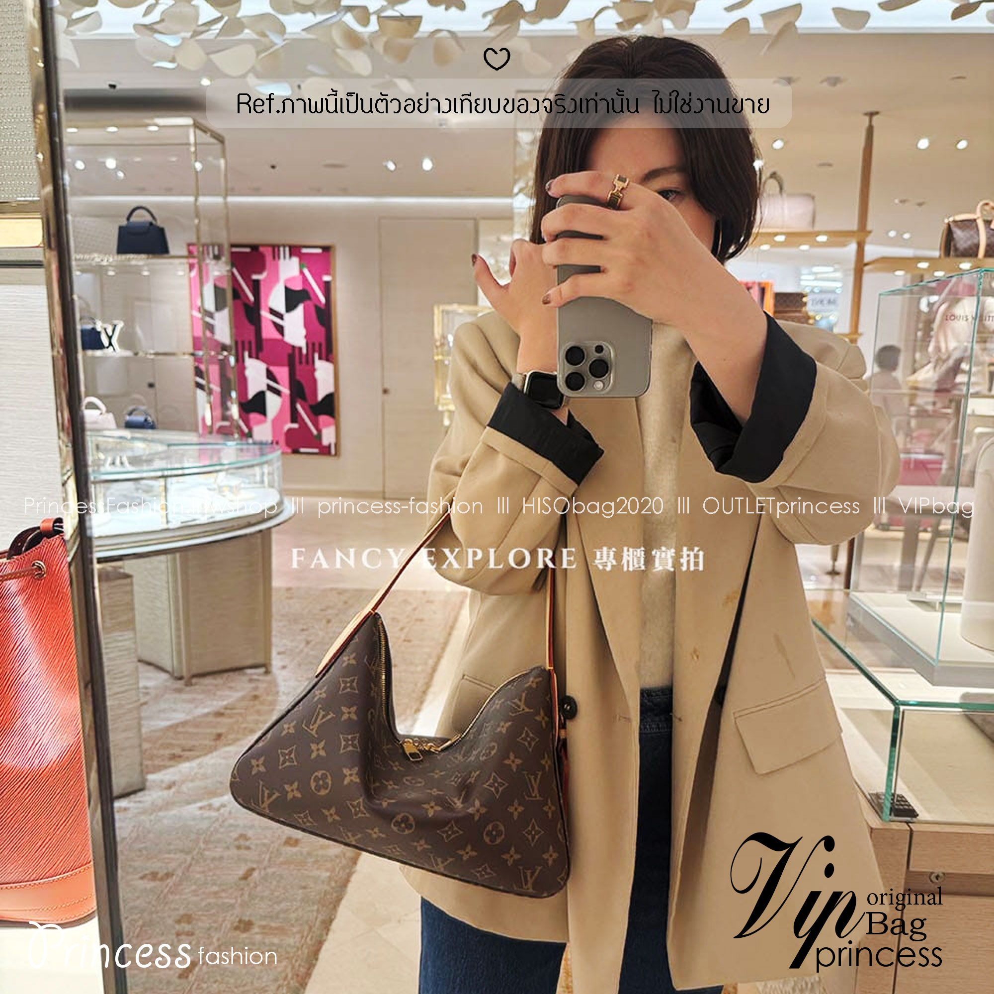 LV Slouchy PM bag กระเป๋าสะพายทรงโฮโบดีไซน์คลาสสิค ใบใหญ่กำลังสวย โดดเด่นด้วยรูปทรงเป็นเอกลักษณ์ ใช้งานได้สะดวกคล่องตัว เหมาะสำหรับพกพาเดินทางและใช้งานได้ทุกวัน ลายโมโนแกรมแคนวาสสุดไอคอนิก เสริมความสง่างามด้วยอะไหล่สีทอง งานจริงสวยมาก แนะนำค่ะ
