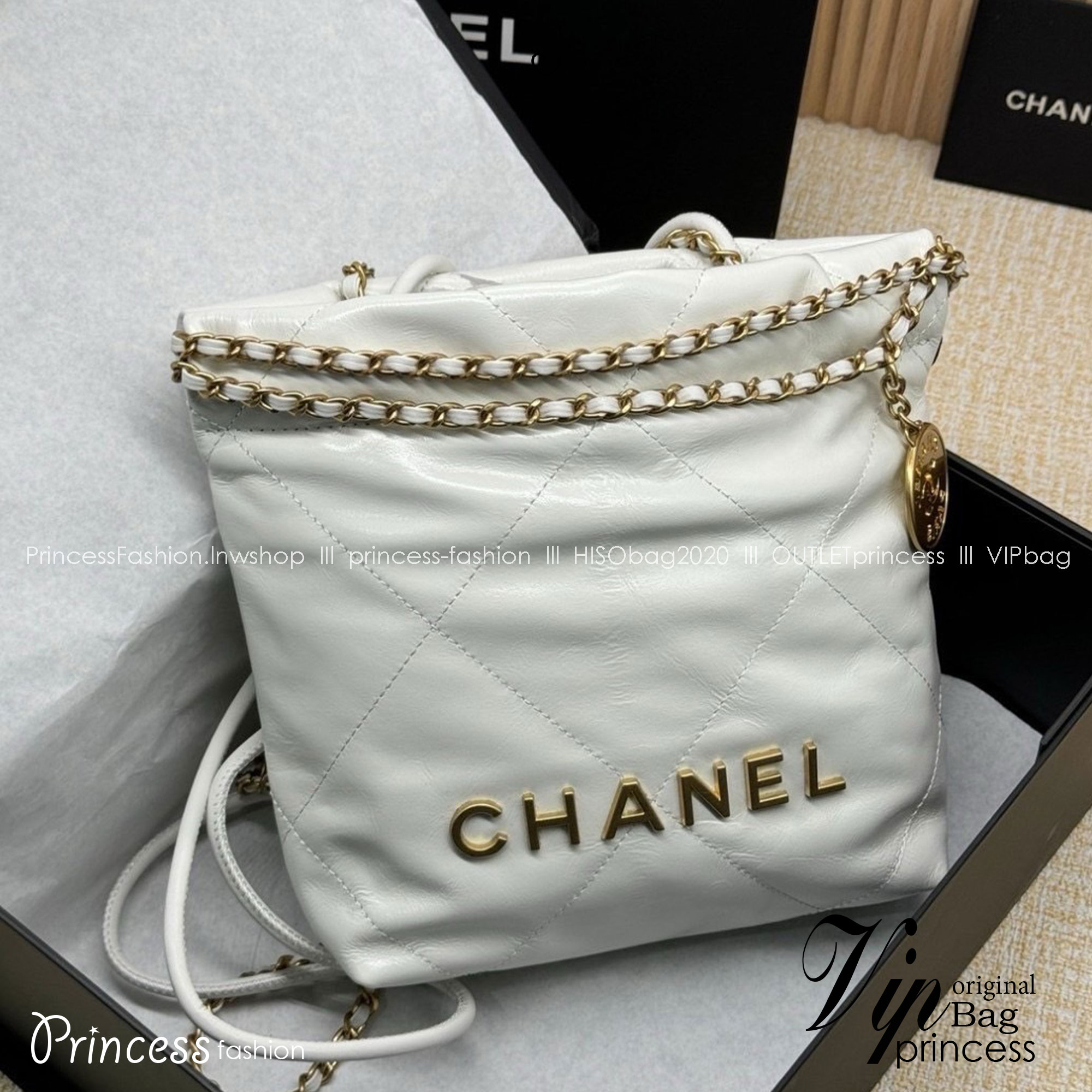 พร้อมส่ง 11 สี ORI หนังแท้ | CHANEL 22 Mini Handbag กระเป๋าสะพายสุดหรู รุ่นยอดนิยม 🤍 เกรดออริจินอล หนังแท้ ภาพถ่ายจากงานขายจริง ใช้งานต่างประเทศได้