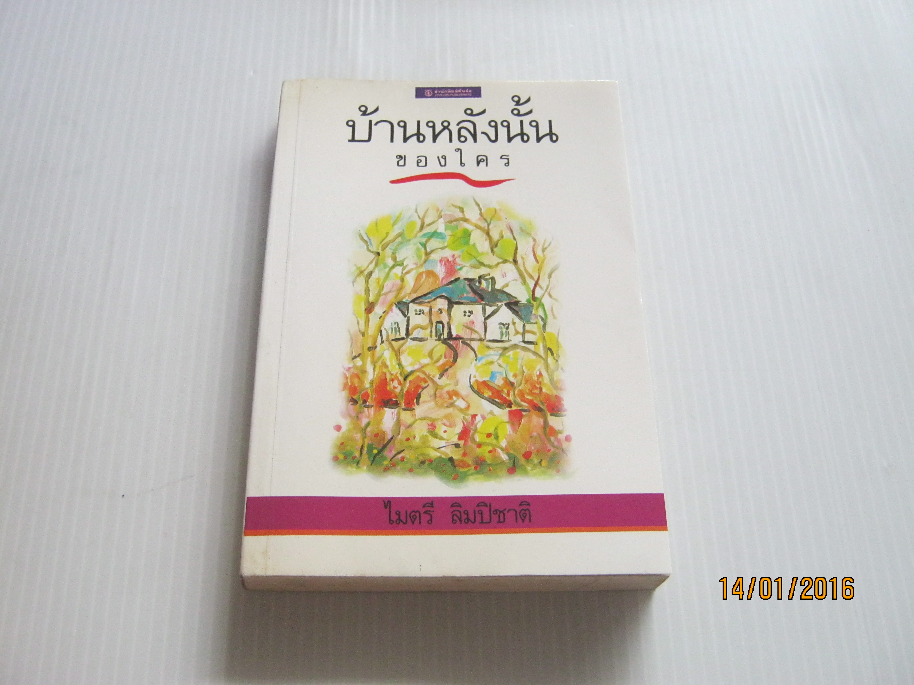 บ้านหลังนั้นของใคร ไมตรี ลิมปิชาติ เขียน***สินค้าหมด***