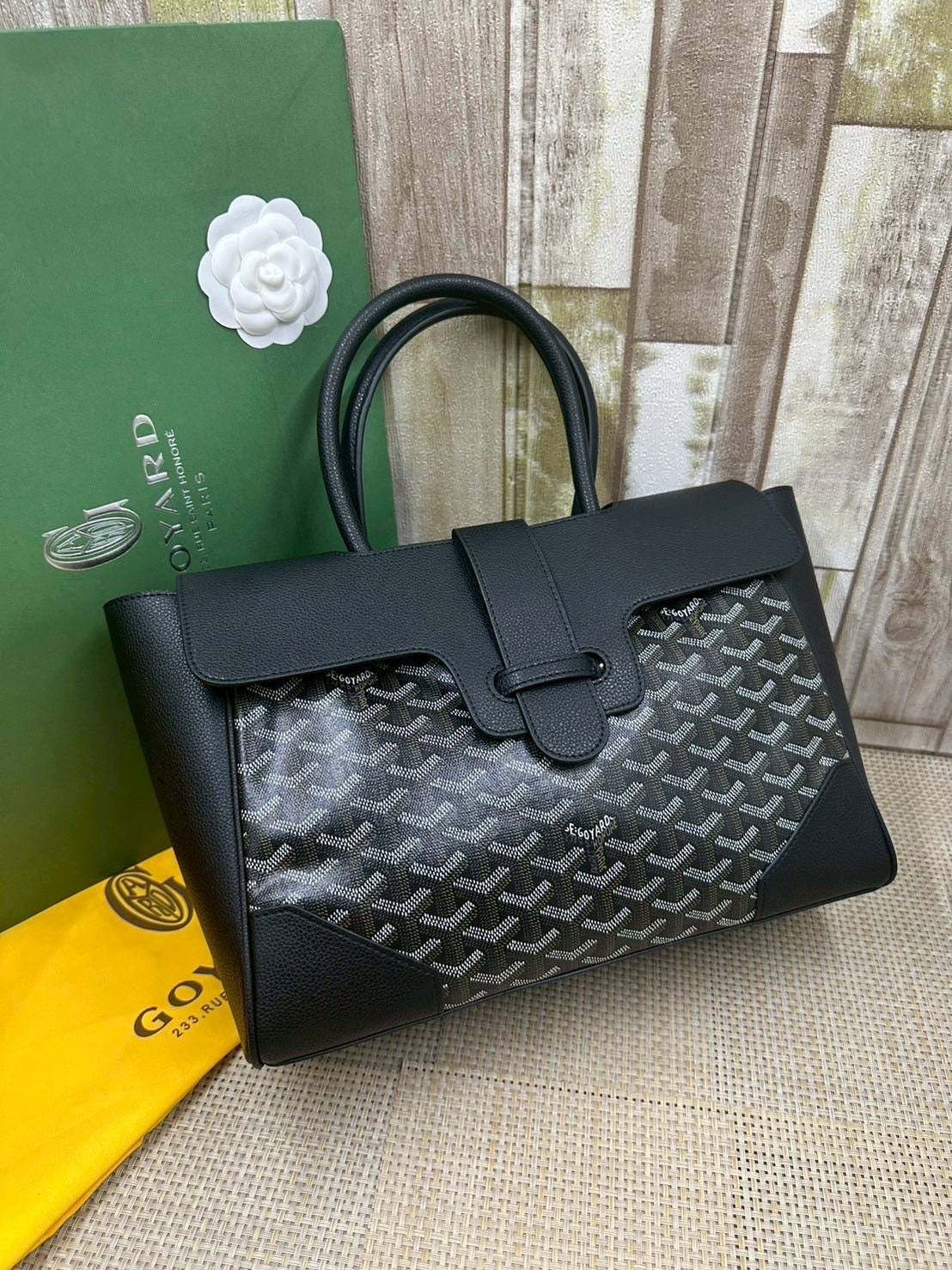 5 สี ORI หนังแท้ | Goyard Saigon Tote Bag กระเป๋าสะพายทรงโท้ท พร้อมหูจับใช้งานง่าย ภายในโล่งกว้าง หรูหราลงตัว