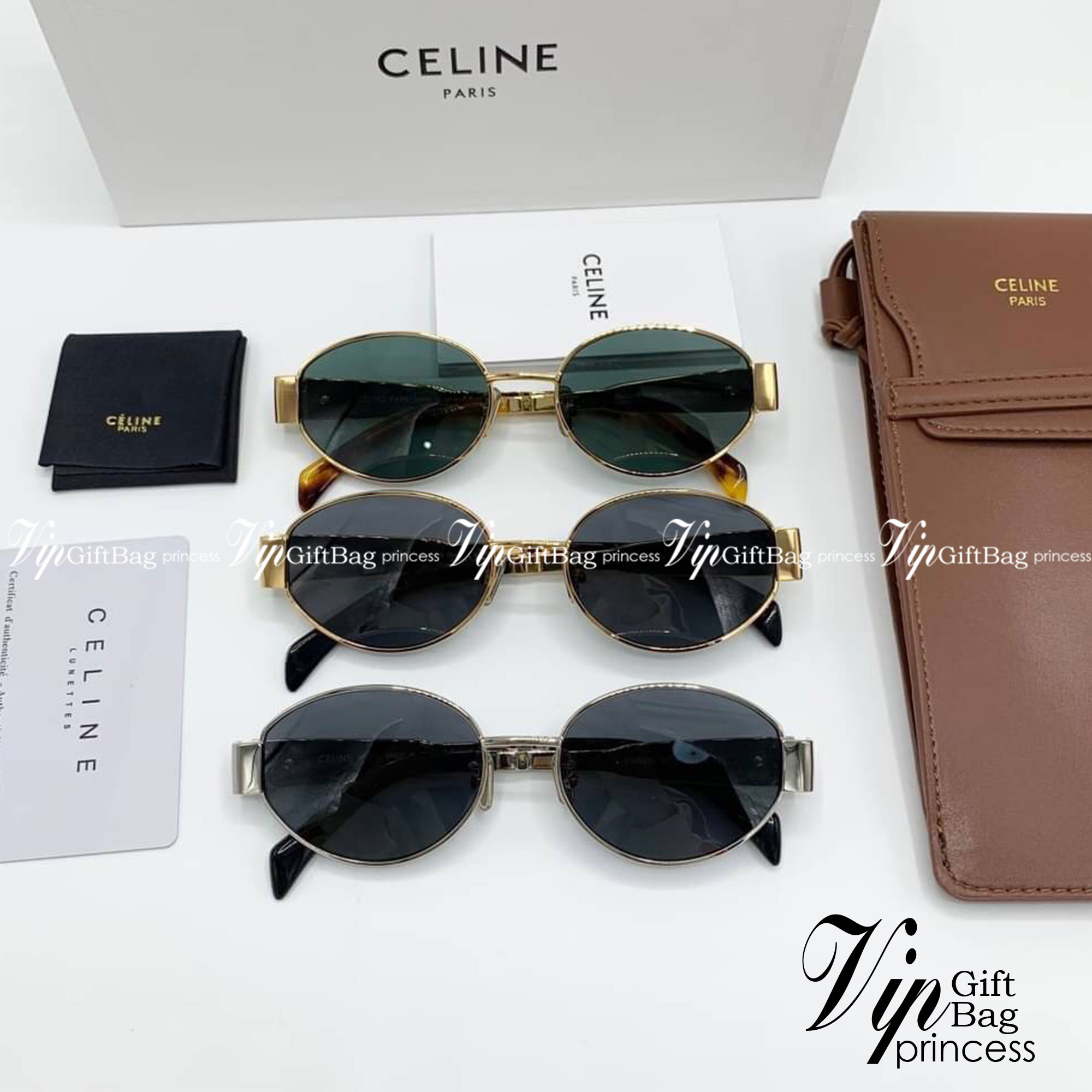 CELINE SUNGLASSES แว่นตากันแดดซีลีน เกรดออริจินอล 1:1 งานสวยสุด คุณภาพดี Hi-quality กันแดดเต็มประสิทธิภาพ UV protection ภาพถ่ายจากสินค้าจริง