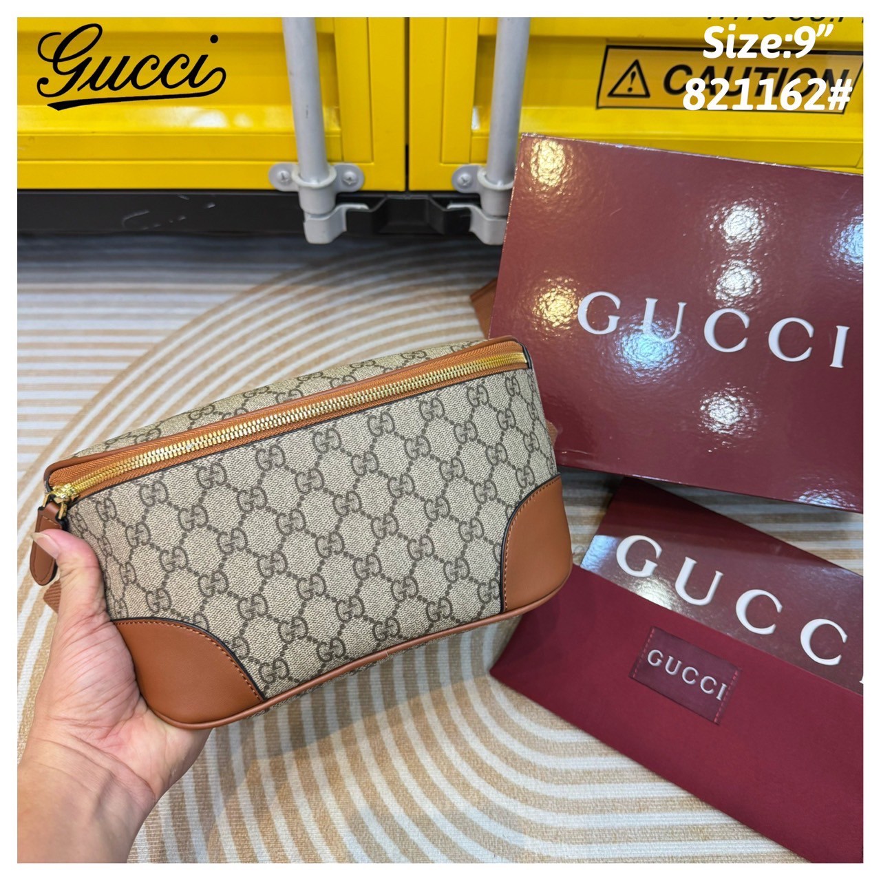 GUCCI GG Emblem medium belt bag กระเป๋าคาดอก/คาดเอวปรับโฉมใหม่ สวยสง่างาม สปอร์ตและเท่กว่าเดิม แต่ยังคงความคลาสสิค