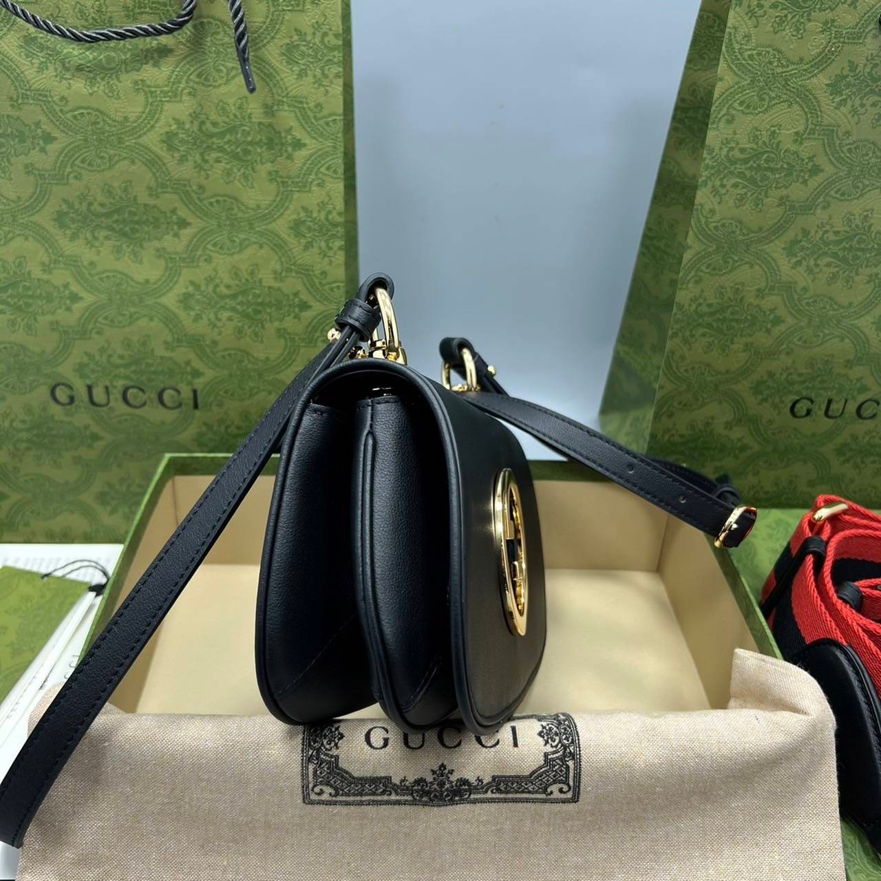GUCCI Blondie mini bag เกรดเทพออริจินล หนังแท้ ภาพถ่ายจากงานขายจริง ใช้งานต่างประเทศได้ ผ่านทุก ตม