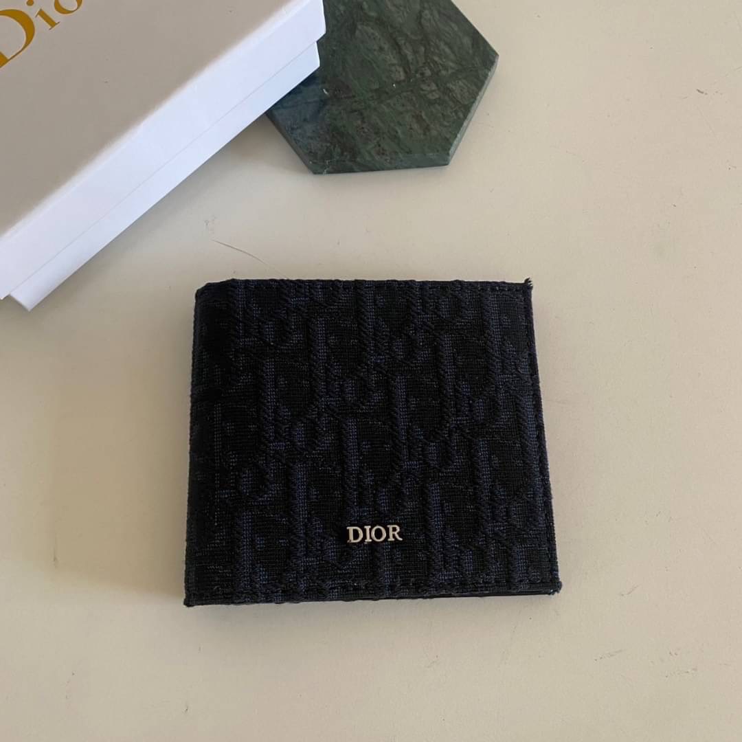 พร้อมส่ง 3 แบบ Dior wallet monogram MEN / DIOR Trifold Wallet / DIOR Coin 7 Card Wallet กระเป๋าสตางค์ดิออร์ กระเป๋าใส่เหรียญใส่การ์ด เกรดออริ สลับแท้ 1:1 ใช้ต่างประเทศได้