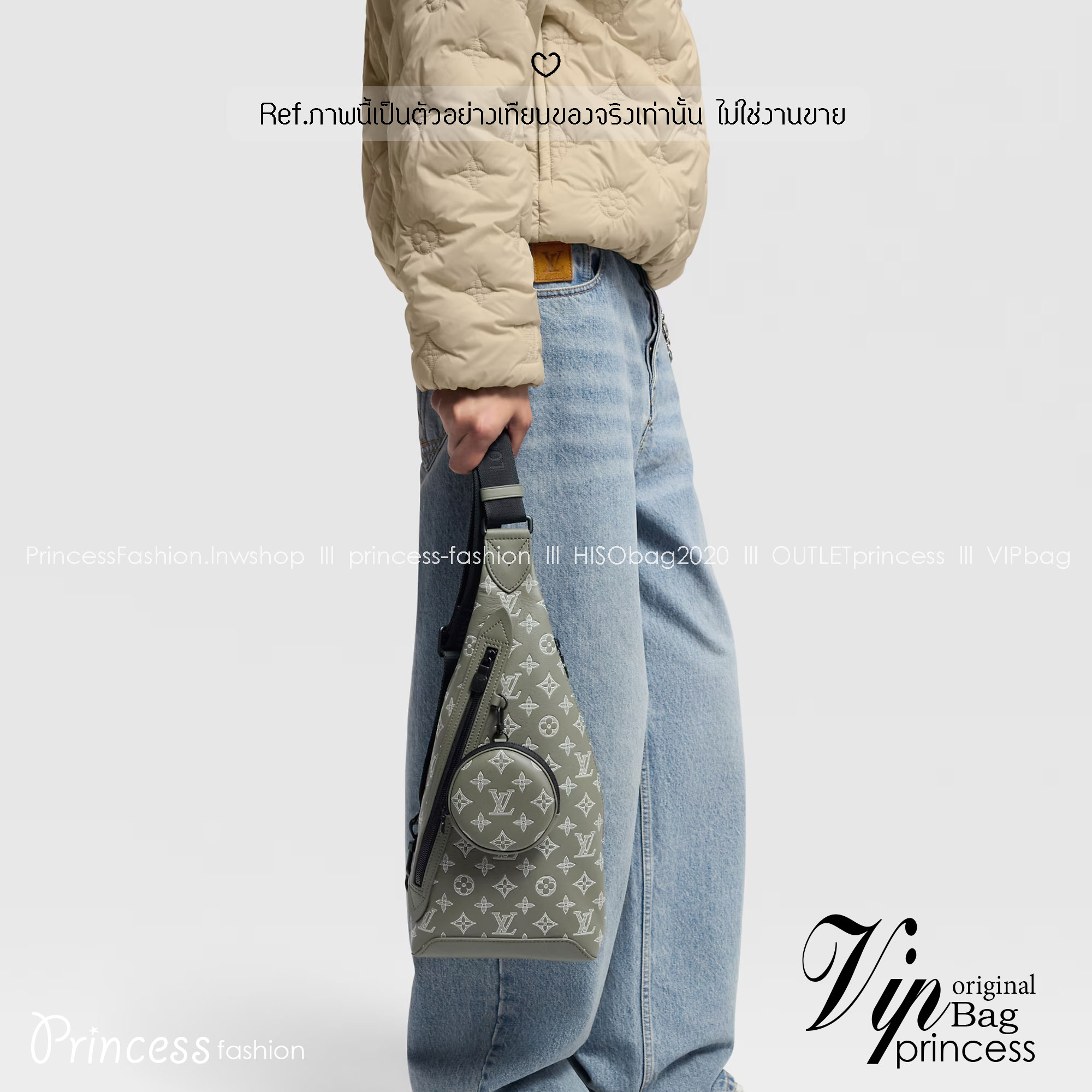 TOP ORI หนังแท้ | LV Duo Slingbag / LV Belt Bag กระเป๋าคาดอกดีไซน์ใหม่ สปอร์ตและดูหรูในตัว รูปทรงใช้งานง่ายได้ทุกลุค ที่สุดของไอเท็มขายดี