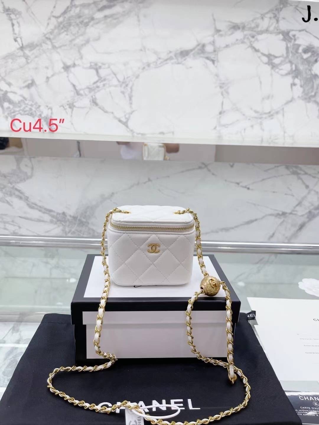 Chanel Pearl Crush Mini Vanity / Chanel Vanity crossbody bag กระเป๋าทรงกล่องใบเล็กน่ารัก งานหนังสวย ตอบโจทย์และครองใจสาวๆ ได้อย่างแท้จริง