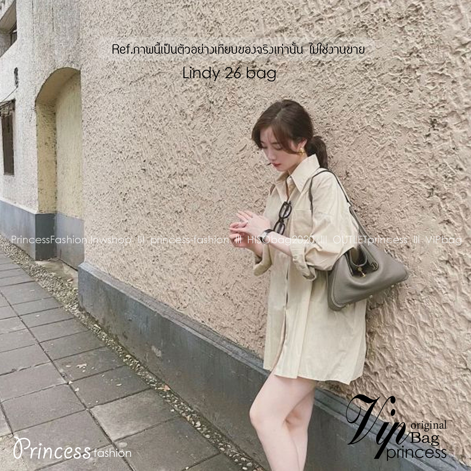 พร้อมส่ง 15 สี HERMES Lindy 26 bag กระเป๋าทรงโท้ทหนังสวยอย่างดี เอกลักษณ์ของความเรียบหรูไฮคลาสอย่างสมบูรณ์แบบ เกรดออริ สลับแท้ งานสวยตามรูป ใช้งานต่างประเทศได้