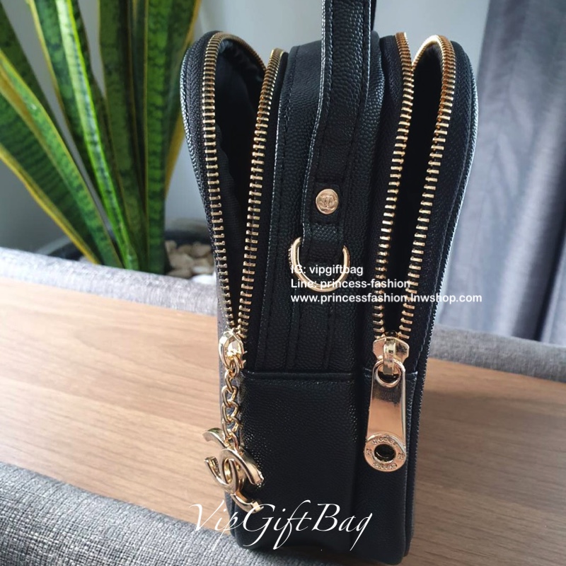 Chanel mini triple logo cross body bag