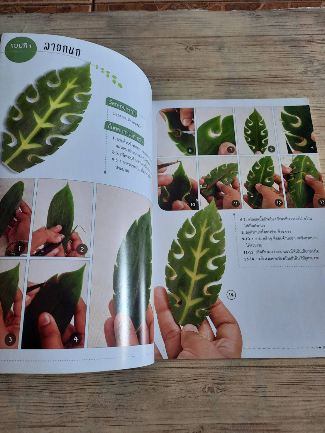 แกะสลักพื้นฐาน ผักและผลไม้ โดย อ.บงกชพร บัวผัน