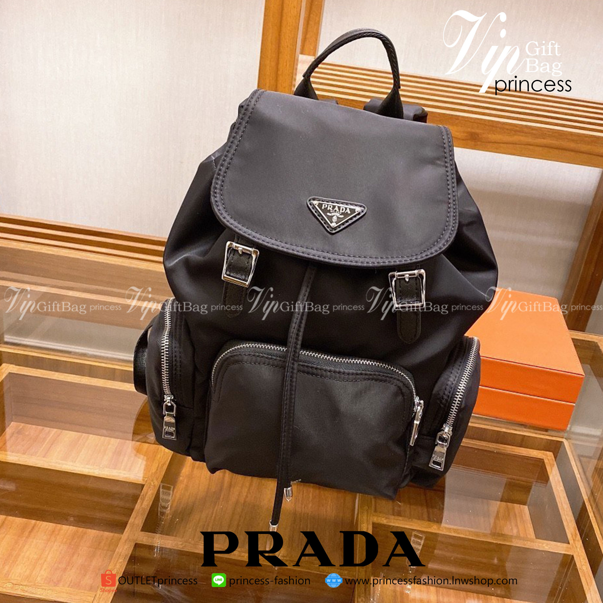 RADA NYLON BACKPACK กระเป๋าสะพายเป้ วัสดุทำจาก ผ้าNylon คุณภาพดี