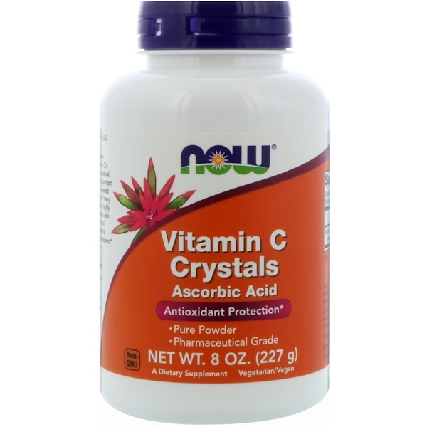 ส่งฟรีลงทะเบียนมีพร้อมส่งค่ะ Now Foods Vitamin C Crystals 8 oz (227 g)