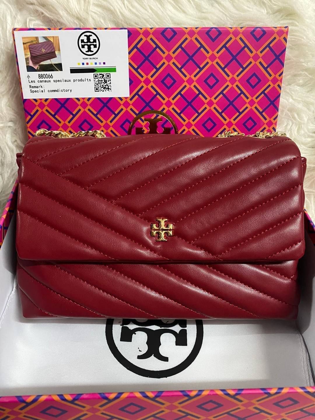 Tory Burch Kira Chevron Convertible Shoulder Bag