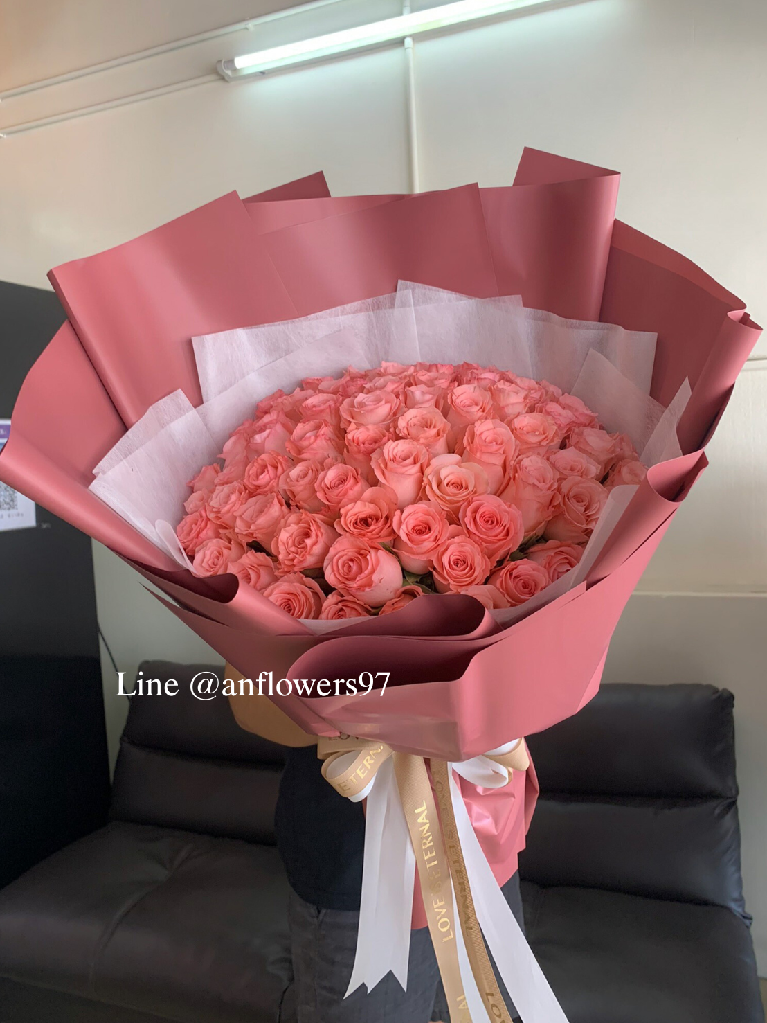 ช่อกุหลาบ50ดอก