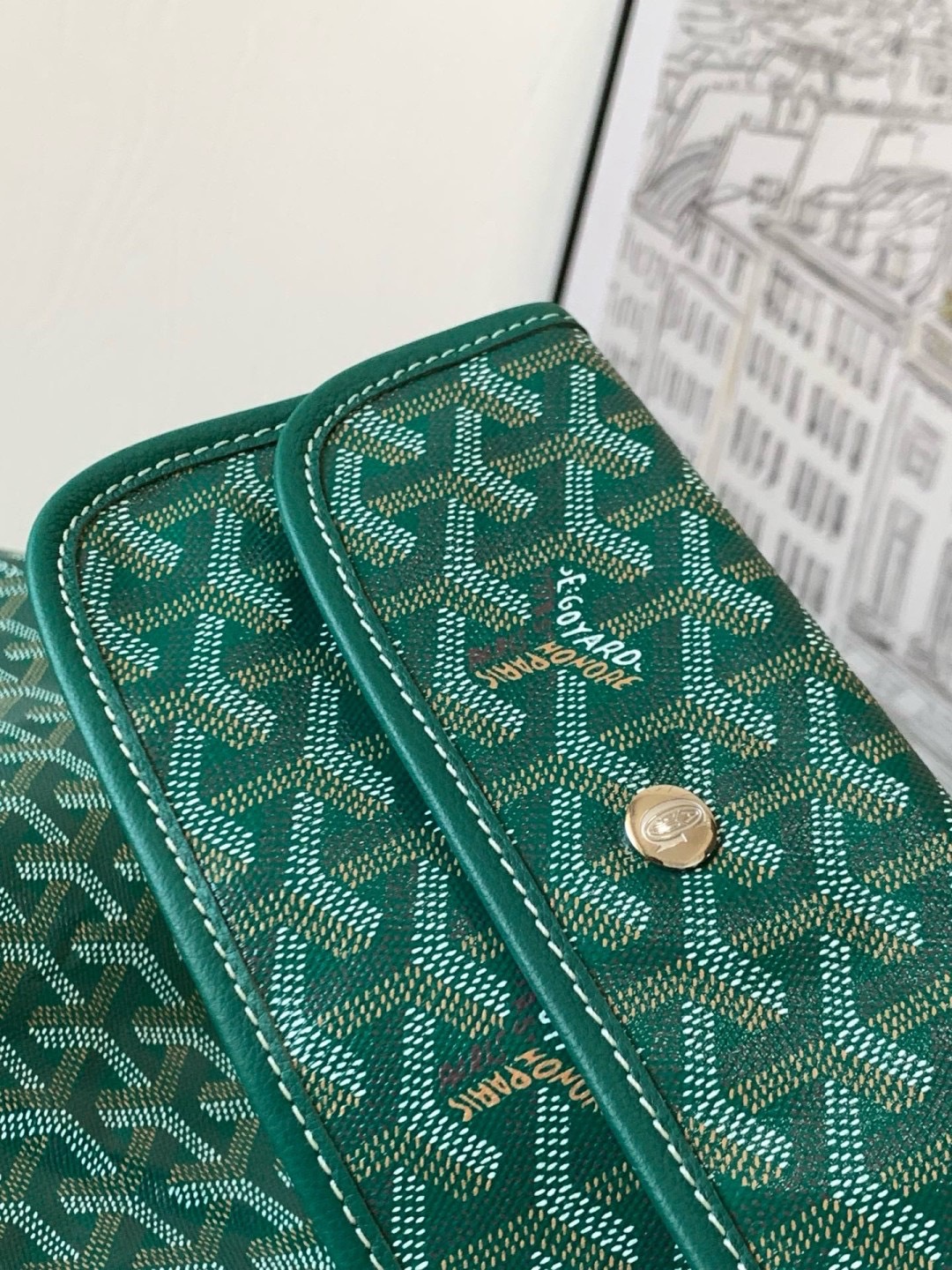 GOYARD PM TOTE BAG กระเป๋าทรงโท้ทใบใหญ่ หนังแท้สวยเป๊ะ เกรดท็อปออริ สลับแท้ 1:1 เกรดดีสุด ใช้ต่างประเทศได้ ผ่านทุก ตม.