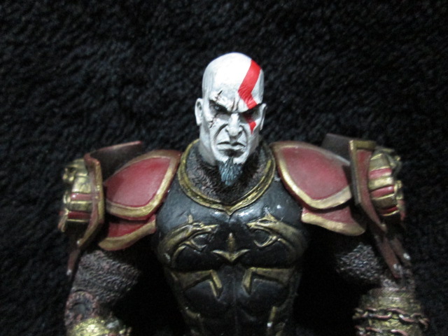 God Of War II Infamous Kratos Figure God of War Kratos Dark Odyssey 7" PVC Figure Toy มือสองสภาพดีมากค่ะ