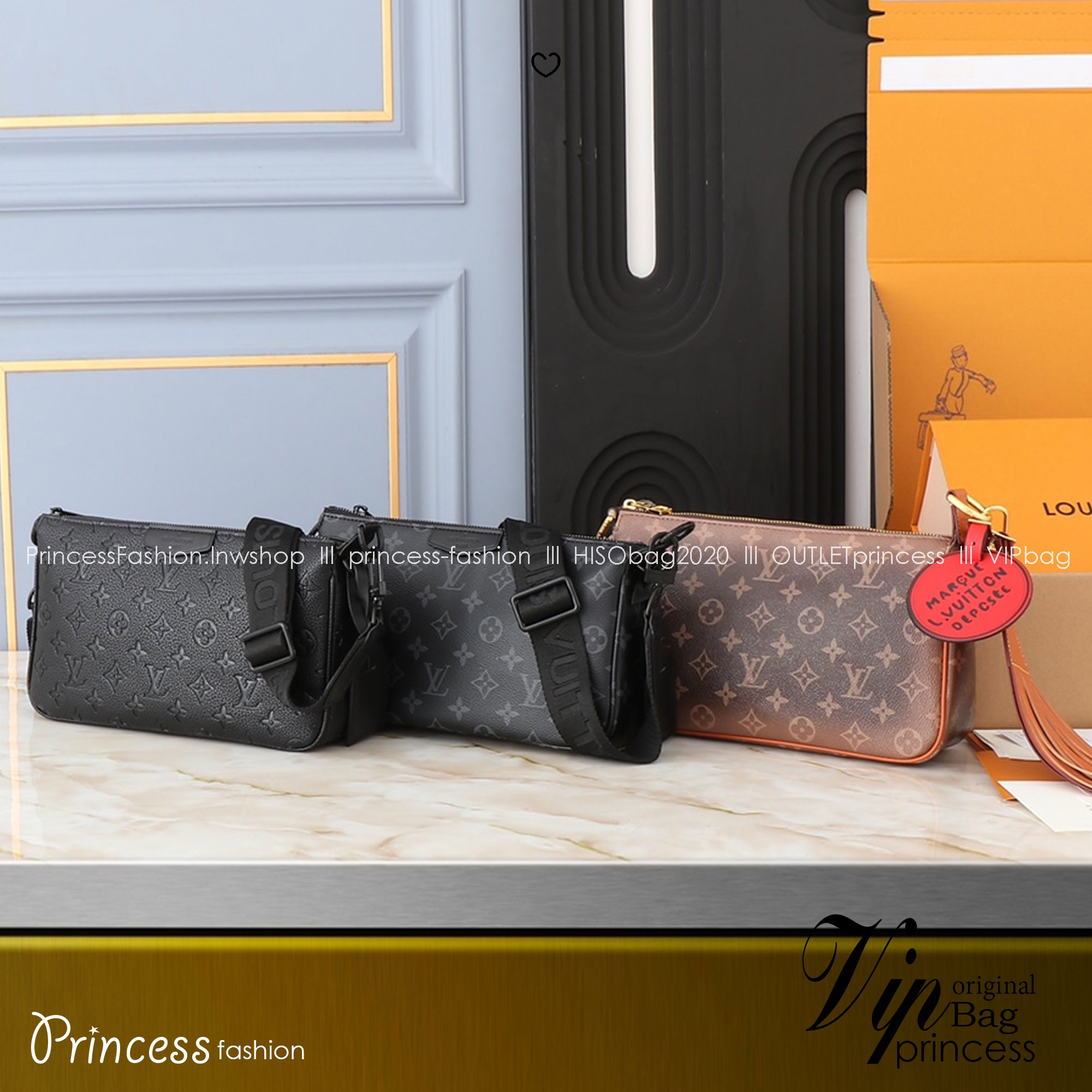 LV Pochette Accessoire XL Bag Monogram Canvas กระเป๋าสะพายทรงพอชรุ่นใหม่ แคนวาสแต่งลายโมโนแกรม โทนสีดำคลาสสิกและเท่มากๆ