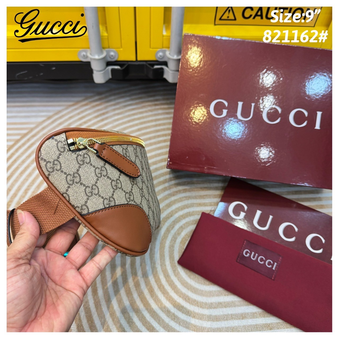 GUCCI GG Emblem medium belt bag กระเป๋าคาดอก/คาดเอวปรับโฉมใหม่ สวยสง่างาม สปอร์ตและเท่กว่าเดิม แต่ยังคงความคลาสสิค
