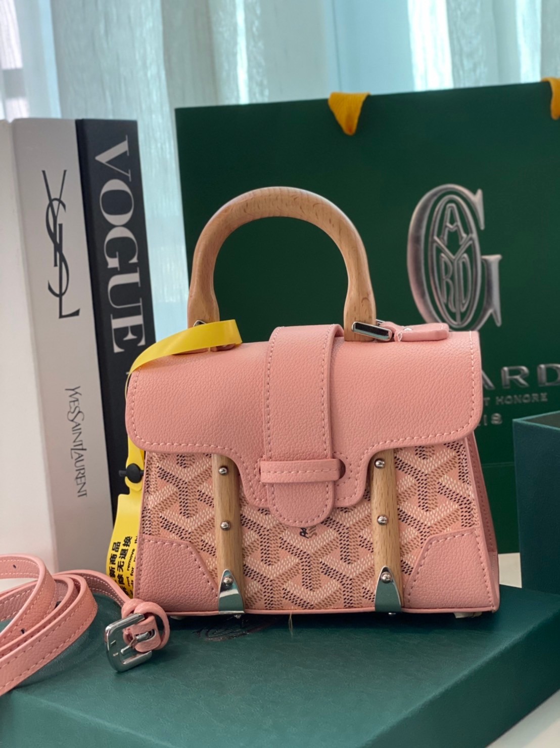 GOYARD SAIGON SIZE MINI 15cm เกรดท็อปออริเทียบแท้ ใช้สลับแท้ได้ ใช้งานต่างประเทศได้ Box set