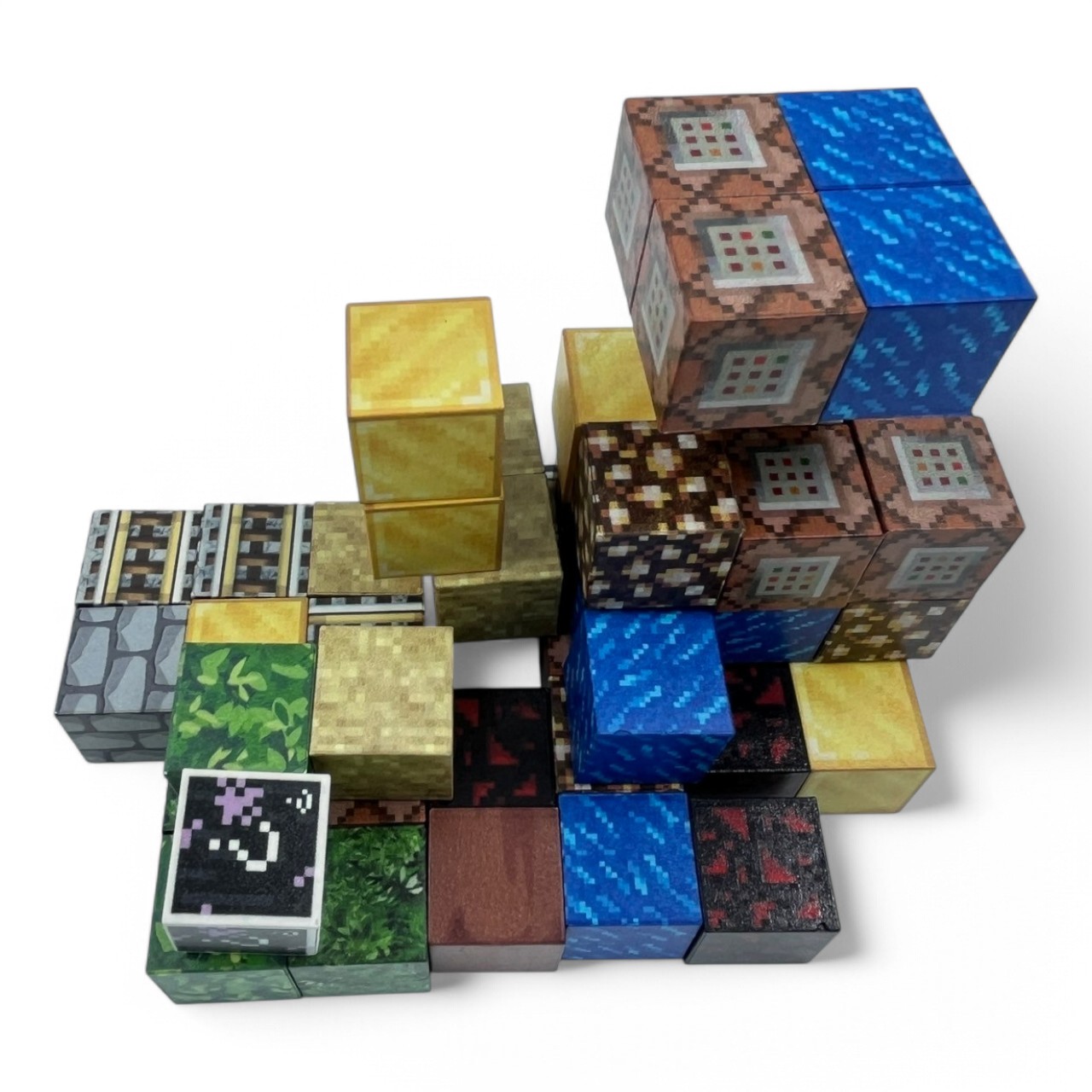 บล็อคตัวต่อแม่เหล็กไมน์คราฟต์ Mine craft แบบสุ่ม