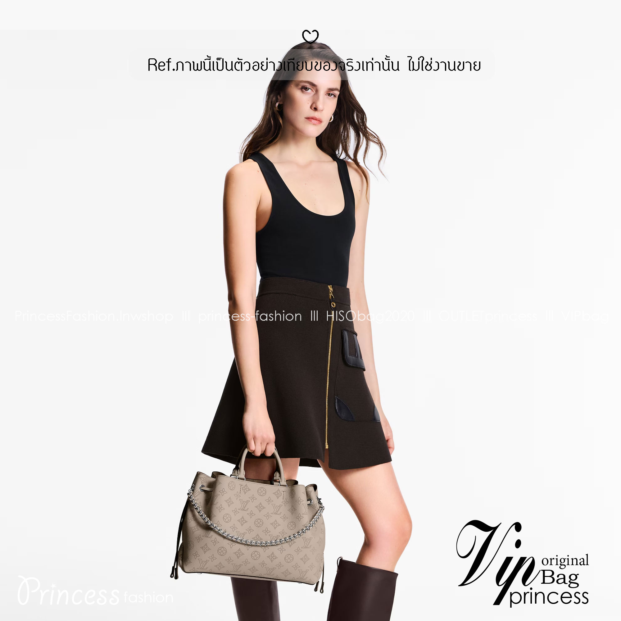 VIP ORI หนังแท้ | เกรดดีสุด LV Bella Tote Bag กระเป๋าทรงโท้ทผสานดีไซน์ทรงบัคเก็ตสุดคลาสสิก ฉลุลายโลโก้แต่งดีเทลจับจีบอย่างพิถีพิถัน หนังแท้สัมผัสนุ่มโทนสีเทาเรียบหรูสง่างาม