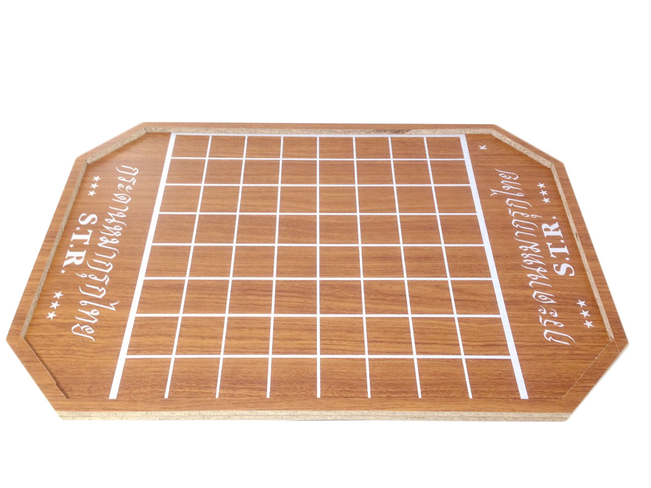 ชุดหมากรุกตัวพลาสติกพร้อมกระดานไม้อัดพาติเคิล