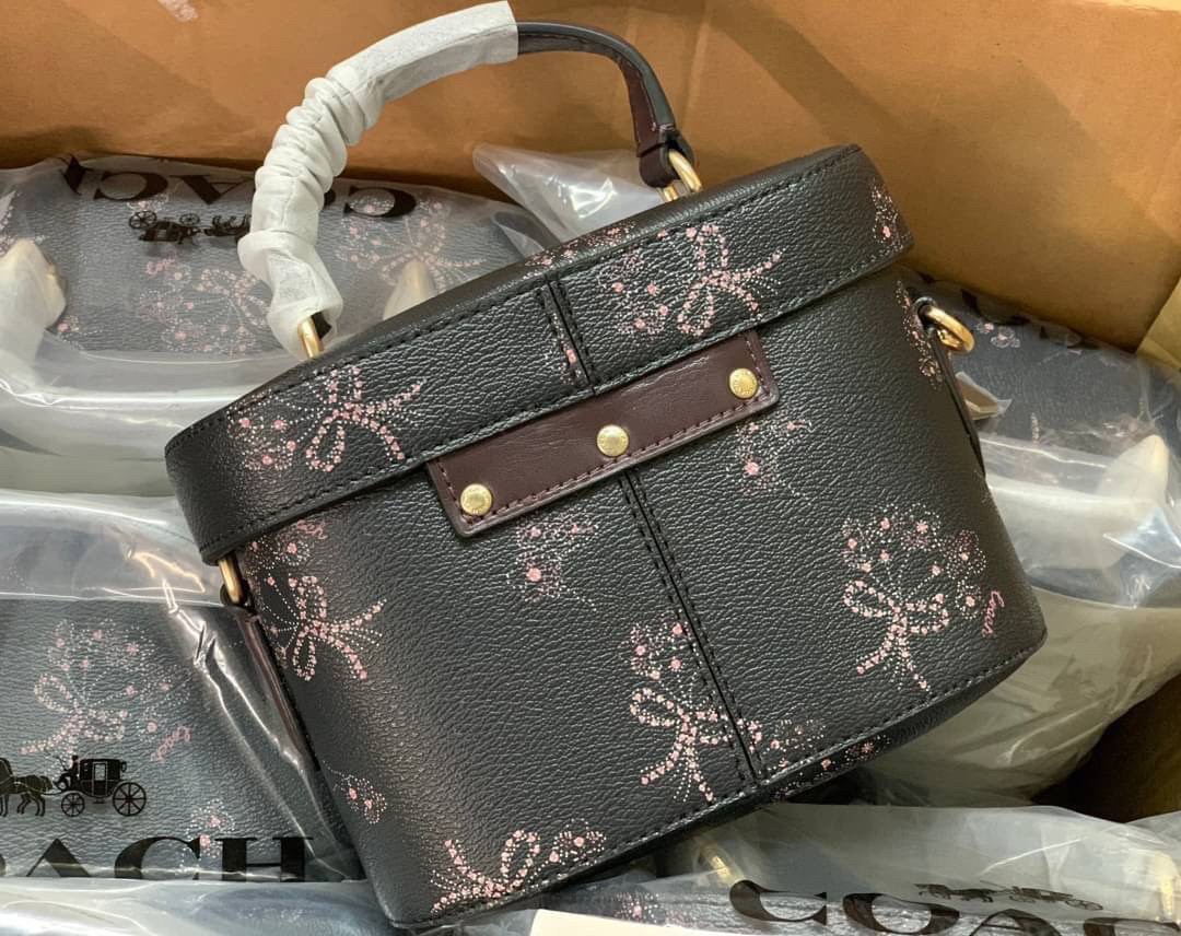 COACH KAY CROSSBODY WITH RIBBON BOUQUET PRINT ((76713))