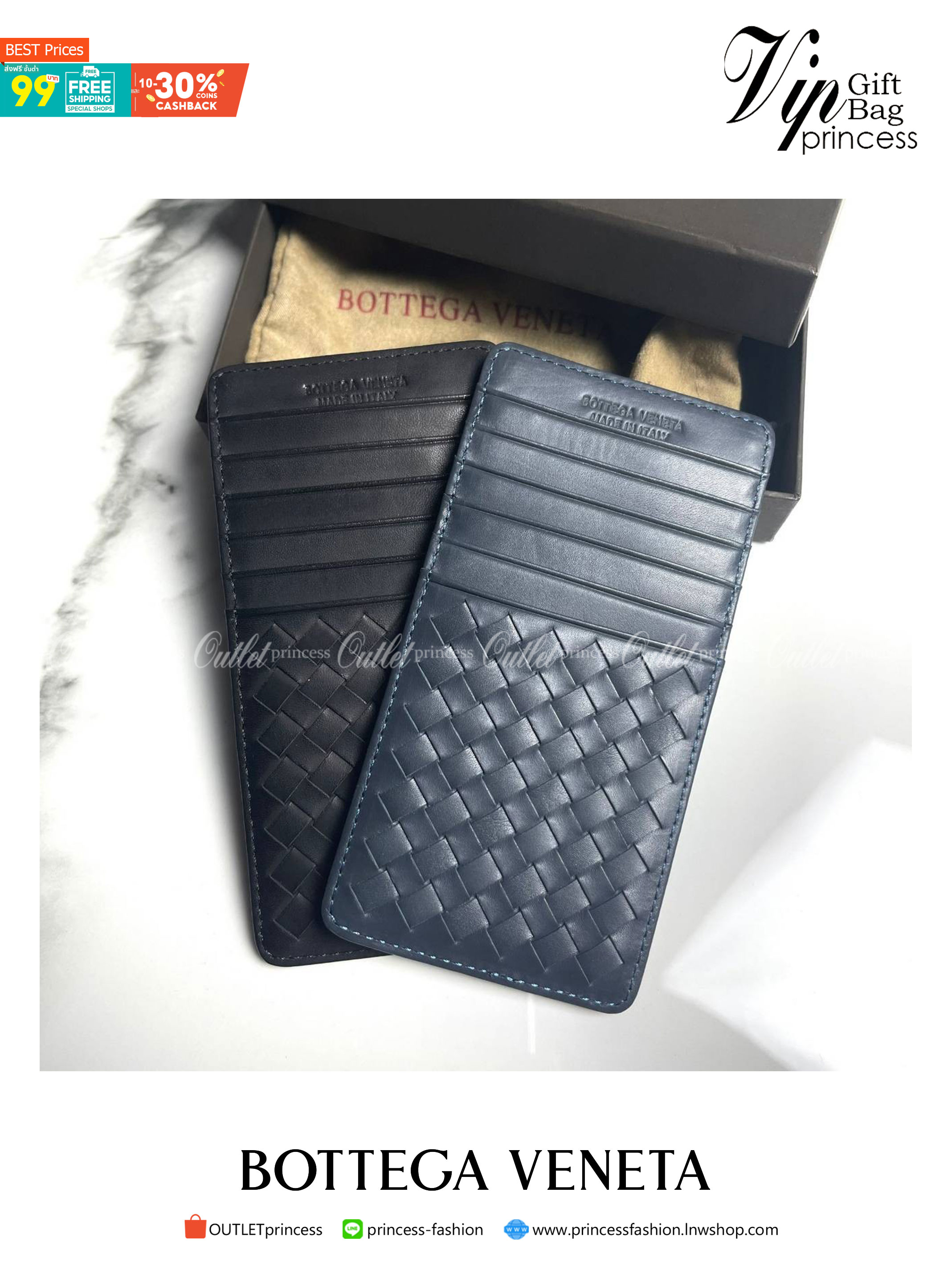 หนังแท้ BOTTEGA VENETA CARD HOLDER กระเป๋าใส่บัตรทำจากหนังแท้คุณภาพดีมาในราคาพิเศษ เป็นรุ่นที่หายาก เหมาะกับการใช้งานระยะยาว ยิ่งใช้หนังยิ่งสวยทนทานต่อการใช้งาน มาพร้อมกล่อง อุปกรณ์ครบ