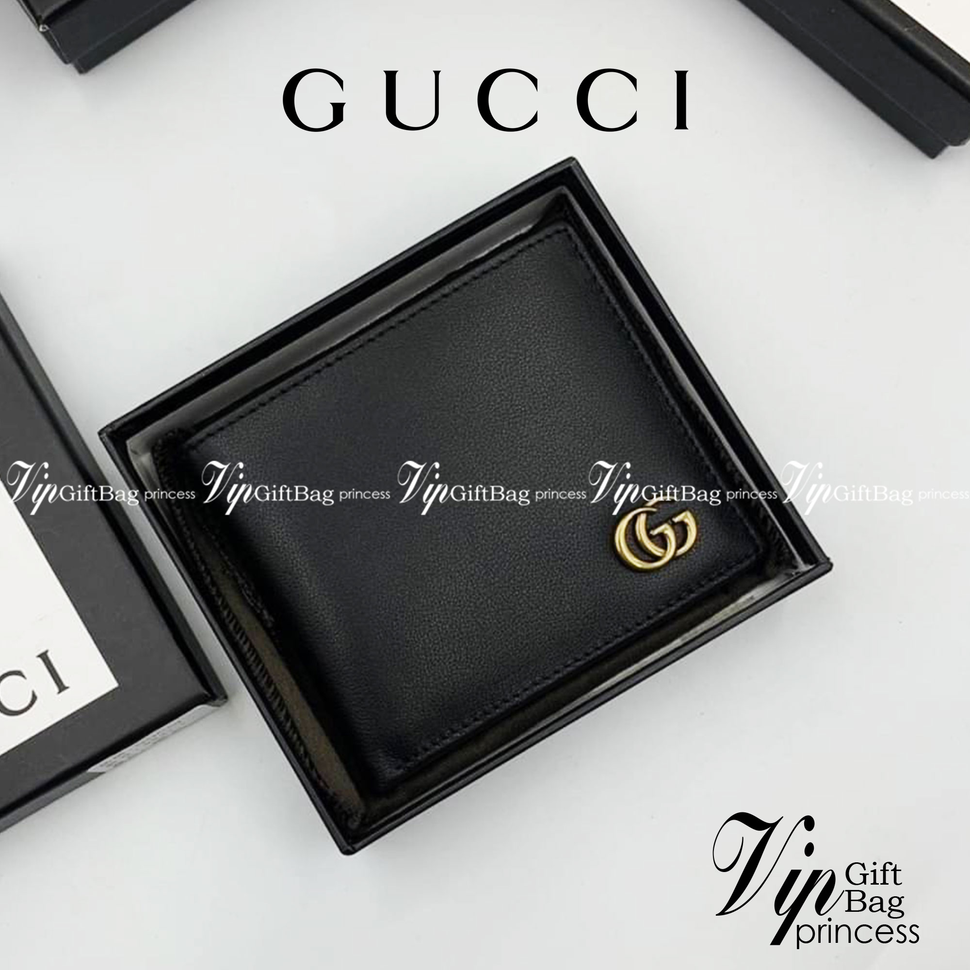 หนังแท้ GUCCI GG Marmont leather bi-fold wallet / GUCCI BLACK ANIMALIER BEE WALLET / GUCCI Men Wallet พร้อมส่งที่ไทย กระเป๋าสตางค์ 2 พับ รุ่นคลาสสิกได้ทุกยุคสมัย งานหนังแท้ทั้งใบ พร้อมส่งที่ไทย ภาพสินค้าถ่ายจากงานขายจริง ใช้งานต่างประเทศได้