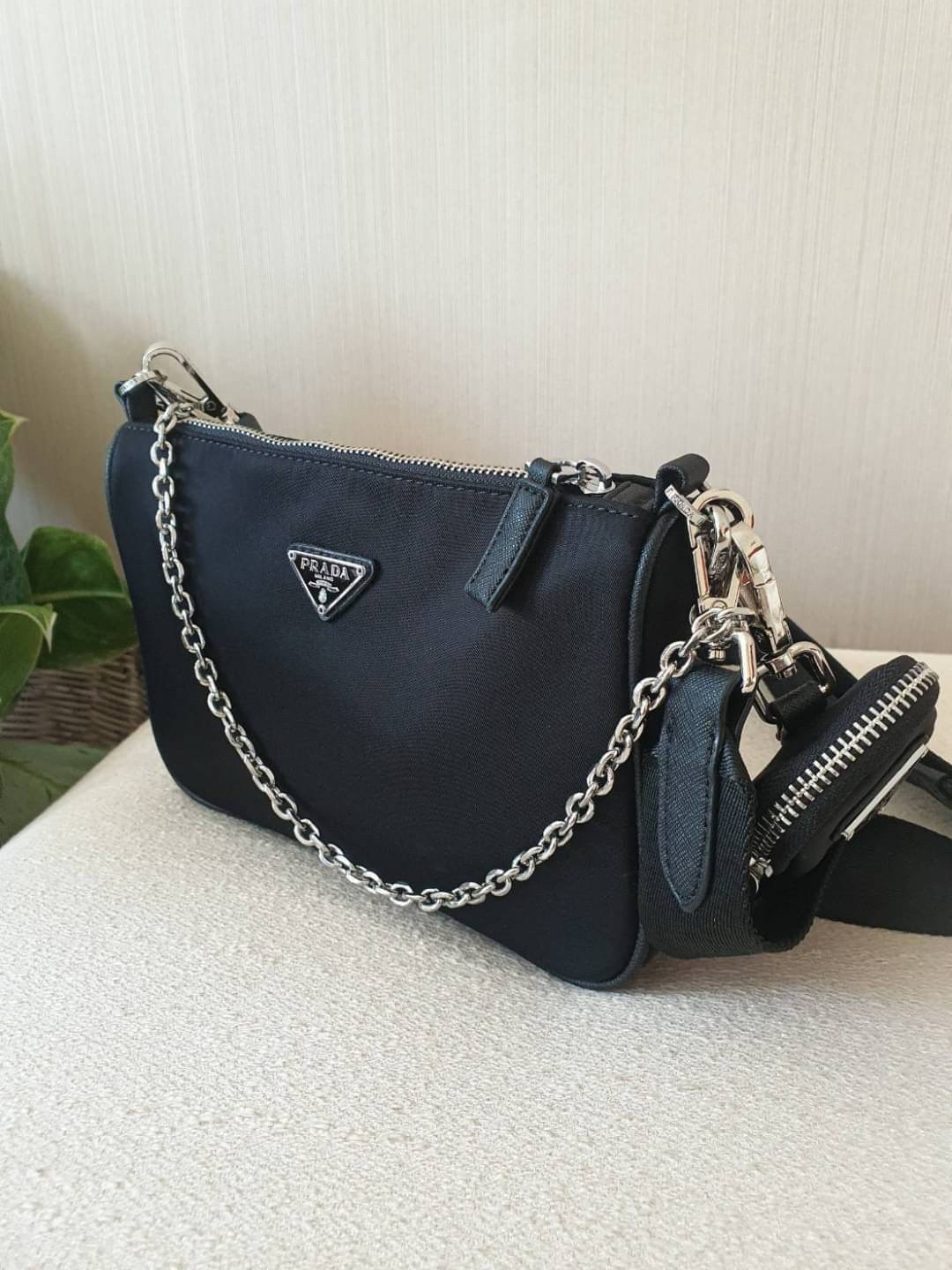 งานพรีเมี่ยมกิ๊ฟท์แท้ จากแบรนด์ PRADA ซื้อ1 ได้ไปถึง3 สายแบนสะพาย CROSSBODY