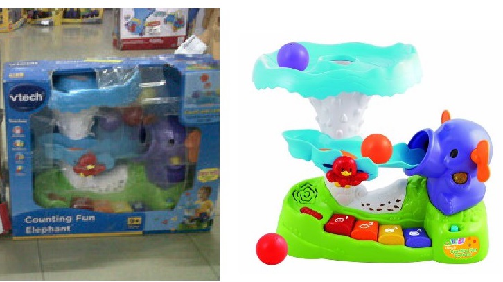 VTech - Counting Fun Elephant ของเล่นมือหนึ่งกล่องไม่สวยค่ะ