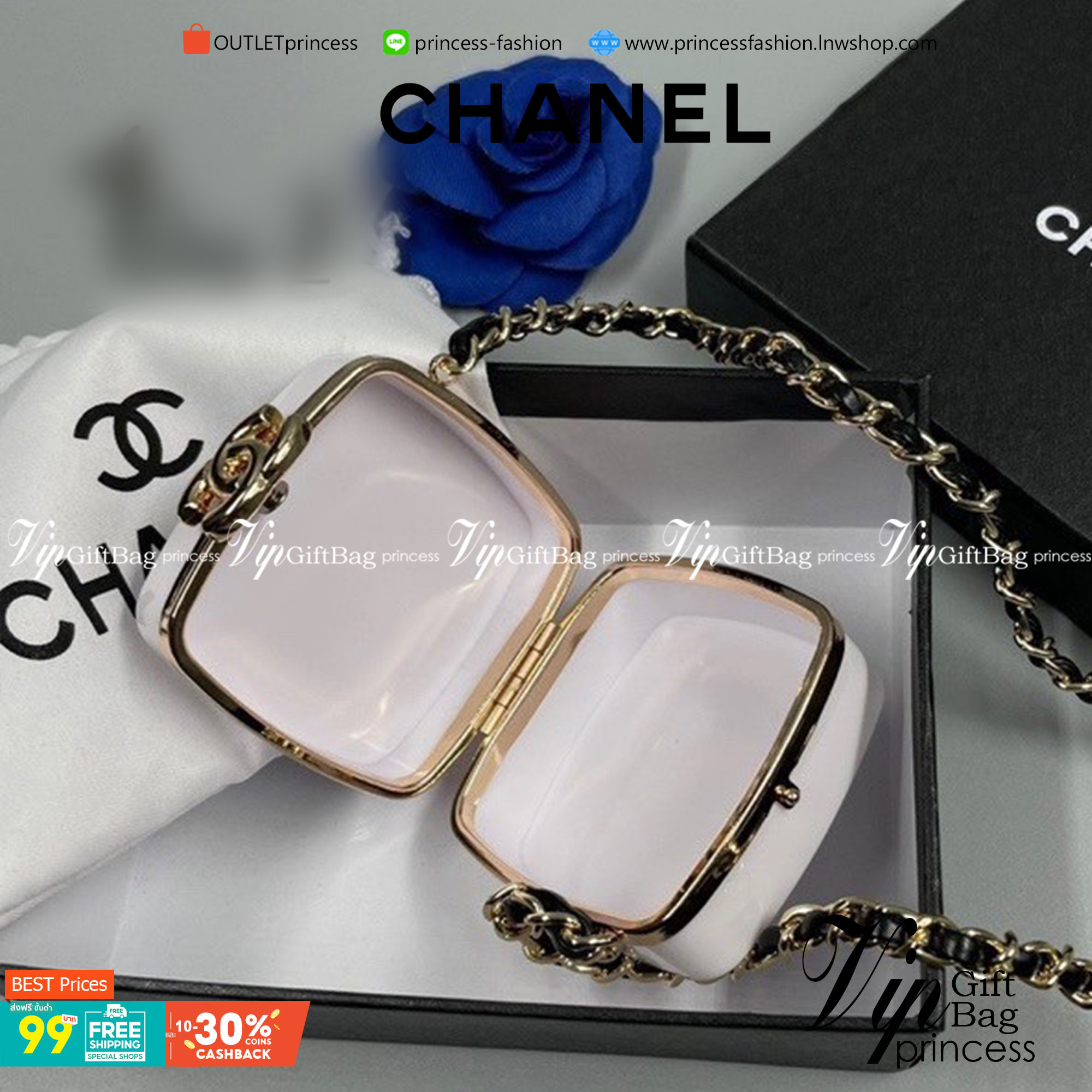 VIP 】CHANEL MINI BAG VIP GIFT WITH PURCHAS-GWP น้องคนสวยมาใหม่จ้า รุ่นใหม่กริ๊บ!!ละมุนคุณหนูต้องมาแล้วแหละ ไซส์มินิน่ารักมากค่ะ มาพร้อมสายสะพายนาวครอสบอดี้ อะไหล่สีทอง ใบนี้สาวๆต้องมีน้า ได้สวยก่อนใคร ต้องจัดแล้วจ้า งานจริงสวยน่าใช้ Chanel mini นาทีนี้กำล