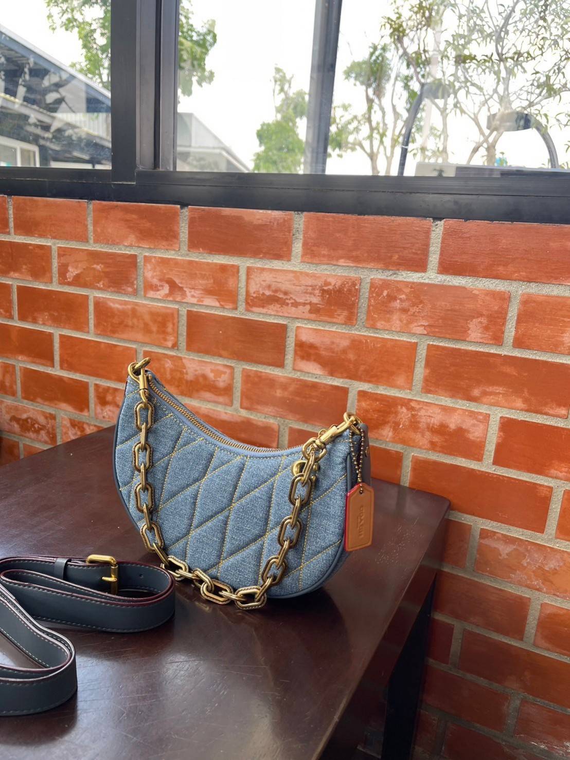 พร้อมส่ง 4 สี COACH CP148 MIRA SHOULDER BAG WITH PILLOW QUILTING กระเป๋าสะพายดีไซน์สวย 🧡 เกรดท็อปออริจินอล 1:1 สลับแท้ เกรดดีสุด ใช้งานต่างประเทศได้