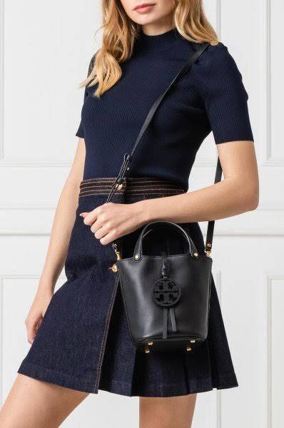 ของแท้ 💯% Tory burch miller mini bucket bag กระเป๋าทรงคลาสสิคจากTory burch มาพร้อมกับรูปทรงถัง ขนาดน่ารักกำลังดี