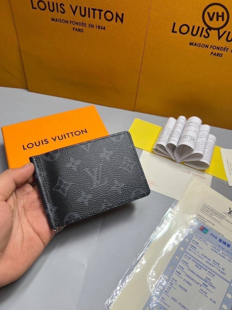 ORI หนังแท้ | LV Pince Money Clip Wallet / LV Short Wallet กระเป๋าสตางค์ใบสั้น กระเป๋าสตางค์ผู้ชาย