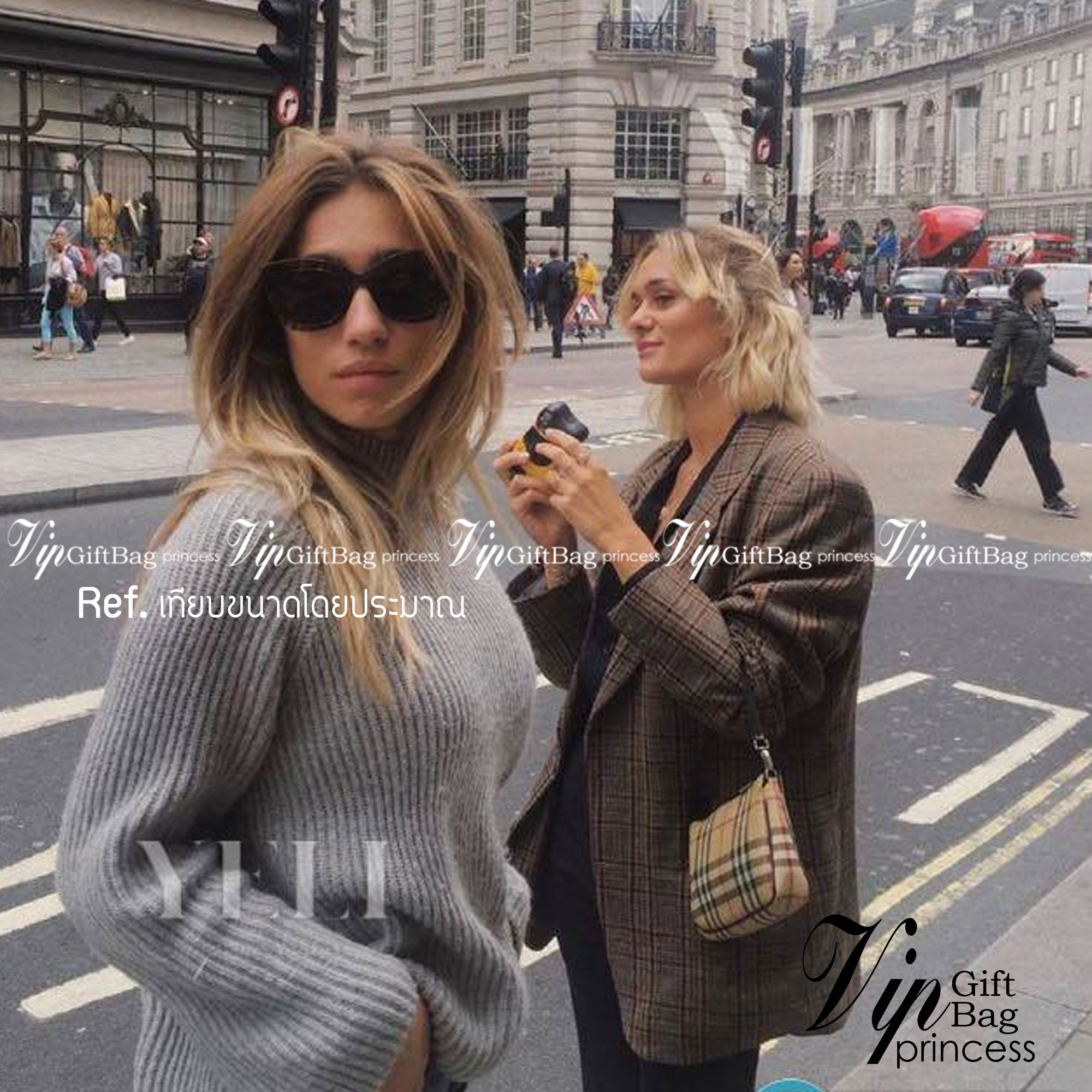 Burberry Vintage Bag / Burberry Nova Check Small Shoulder Bag พร้อมส่งที่ไทย กระเป๋าสะพายไหล่ Vintage Check ที่ถือว่าเป็นสัญลักษณ์อันเก่าแก่ของแบรนด์ ภายในเป็นช่องโล่งกว้าง และมีคุณสมบัติการใช้งานที่ครบครัน