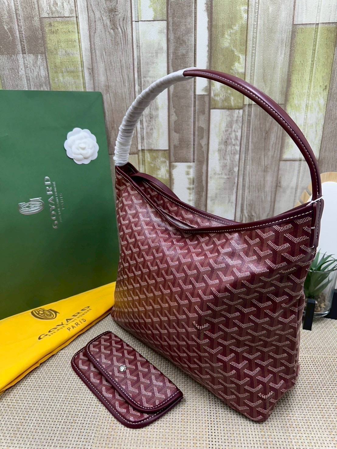 พร้อมส่ง 8 สี ORI หนังแท้ | Goyard Bohème Hobo Bag กระเป๋าสะพายทรงโฮโบ สะท้อนถึงความเบา ความยืดหยุ่น เปิดปิดแบบซิป สะดวกสบายขึ้น