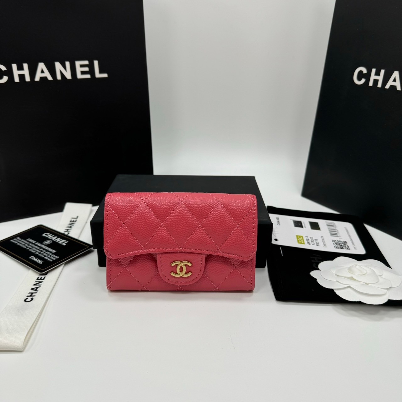 พร้อมส่ง 7 สี CHANEL WALLET กระเป๋าสตางค์รุ่นยอดนิยมใบสั้น เกรดออริ 1:1 ใช้งานต่างประเทศได้ ภาพถ่ายจากงานขายจริง