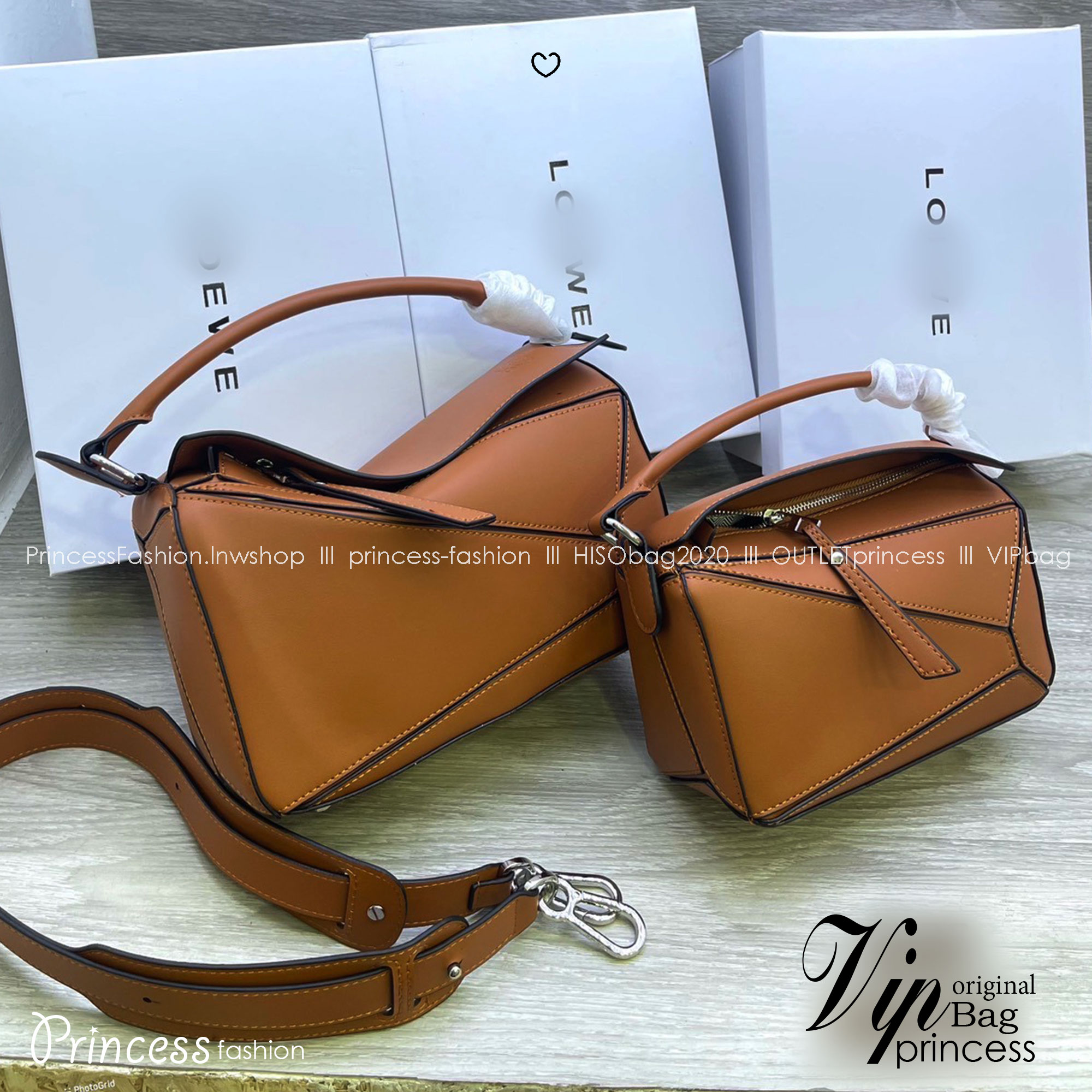 Loewe Puzzle bag กระเป๋าสะพายข้างทรงกล่อง มีให้เลือก 2 ไซส์ สุดยอดแบรนด์ที่ดีไซน์เป็นเอกลักษณ์ โดดเด่น สวยหรู สไตล์พัซเซิลคลาสสิค